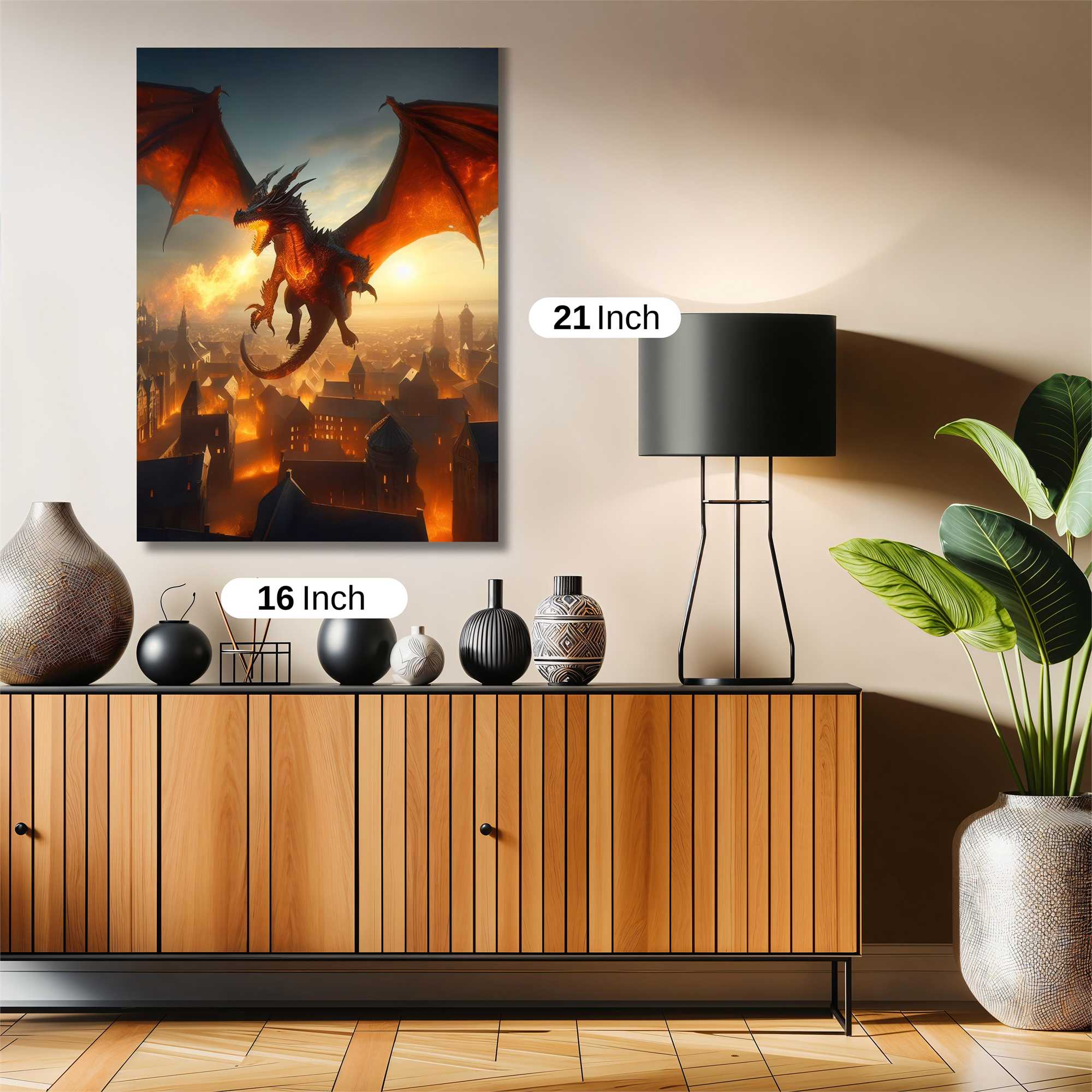 Dragon Blaze Safe Wall Magnetic / M