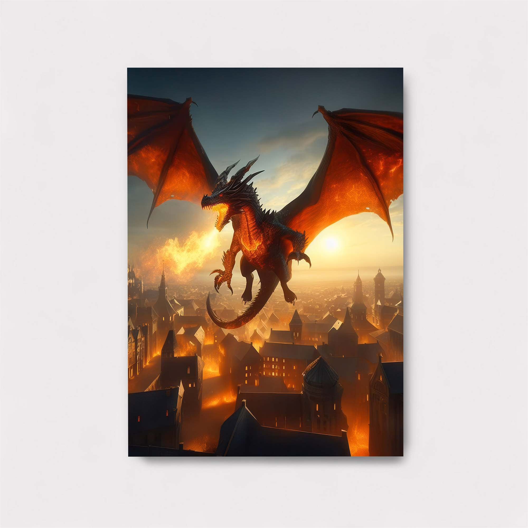 Dragon Blaze Safe Wall Magnetic / M