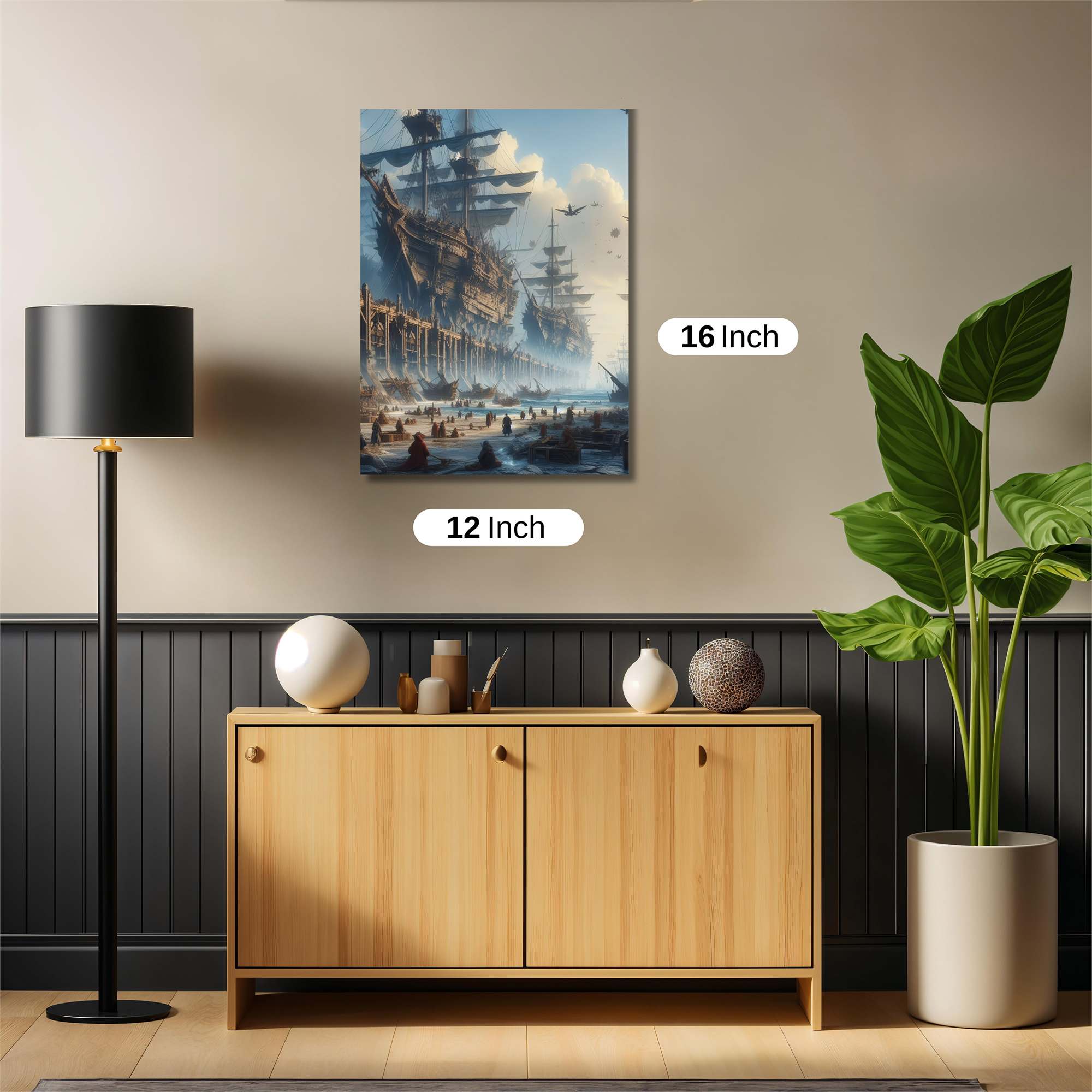 Pirate Haven Safe Wall Magnetic / M