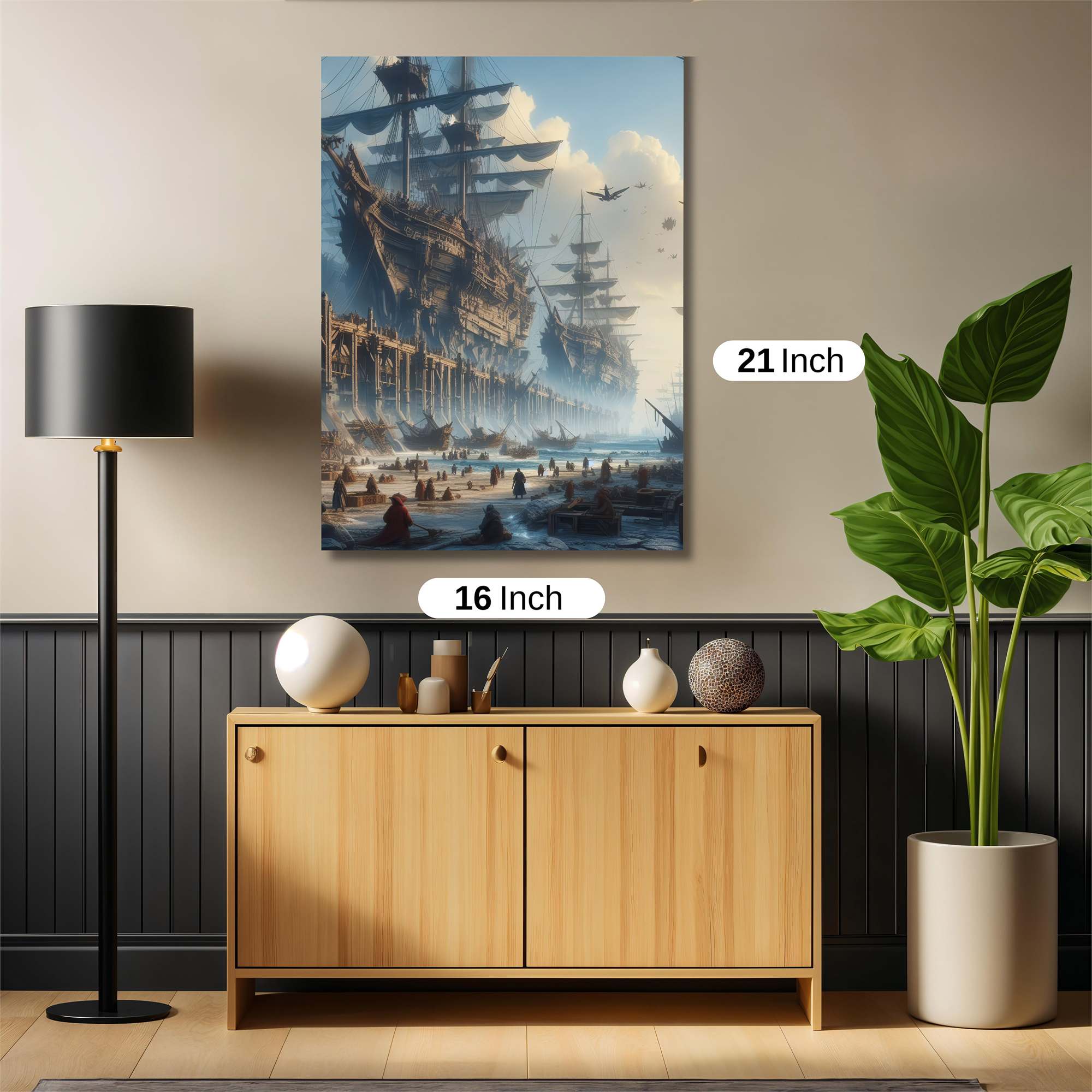 Pirate Haven Safe Wall Magnetic / M