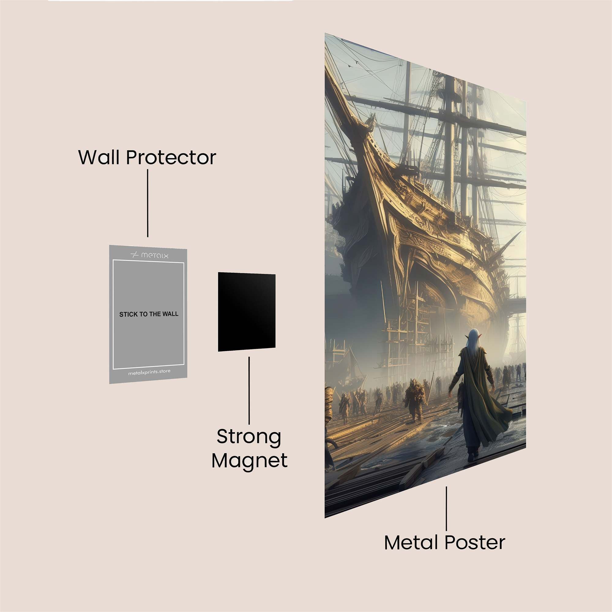 Elven Majesty Safe Wall Magnetic / M