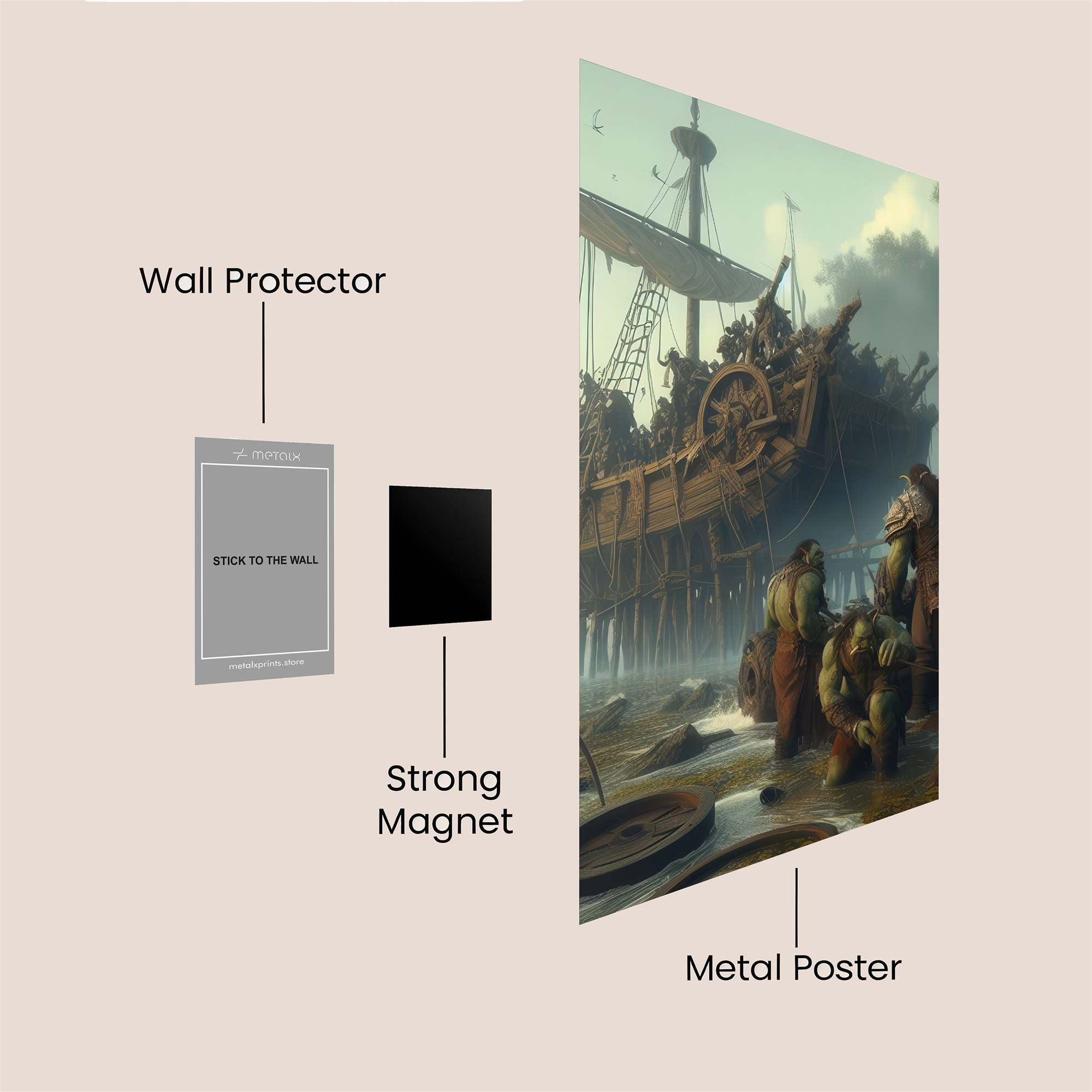 Orcs Industrious Safe Wall Magnetic / M