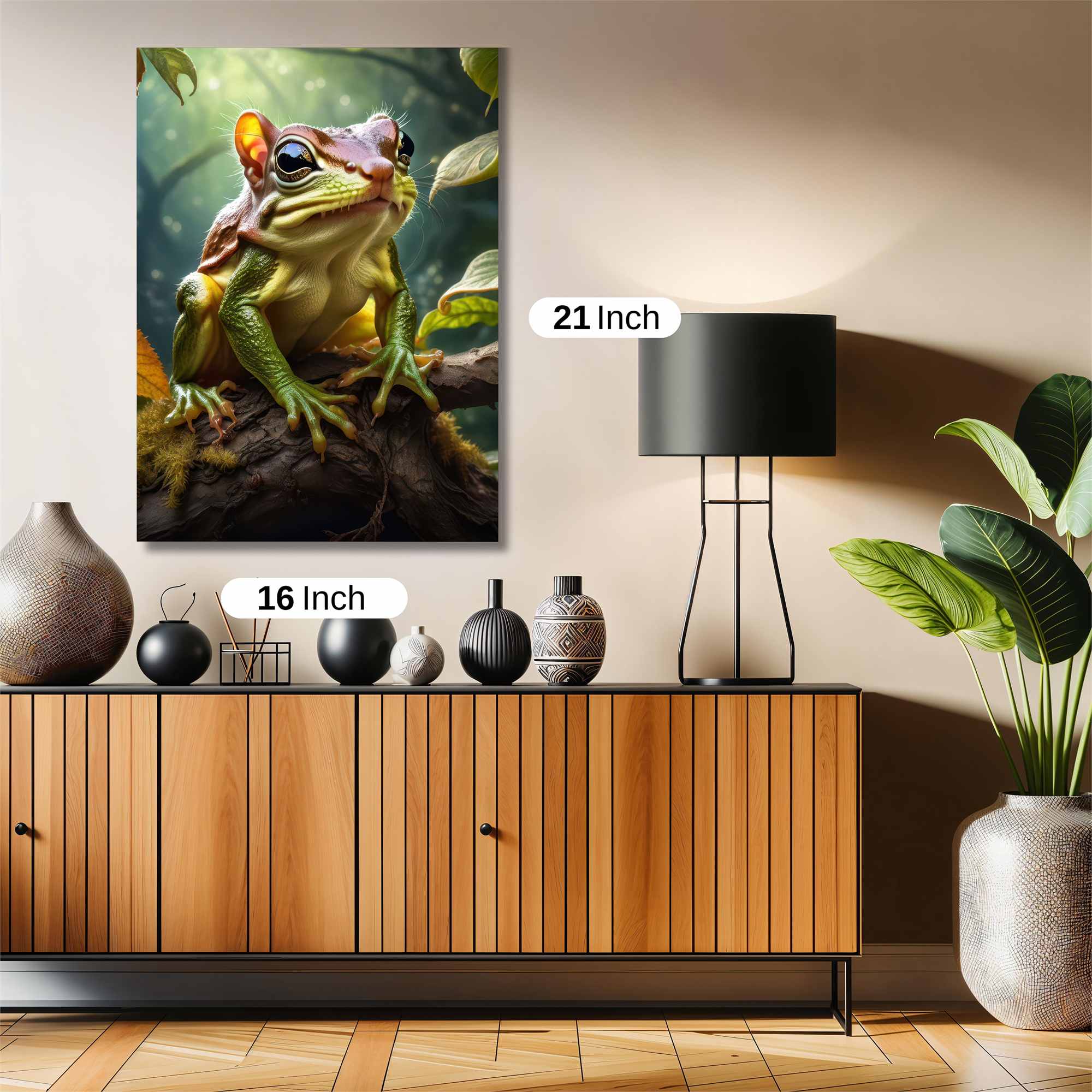 Frog Joyful Safe Wall Magnetic / M