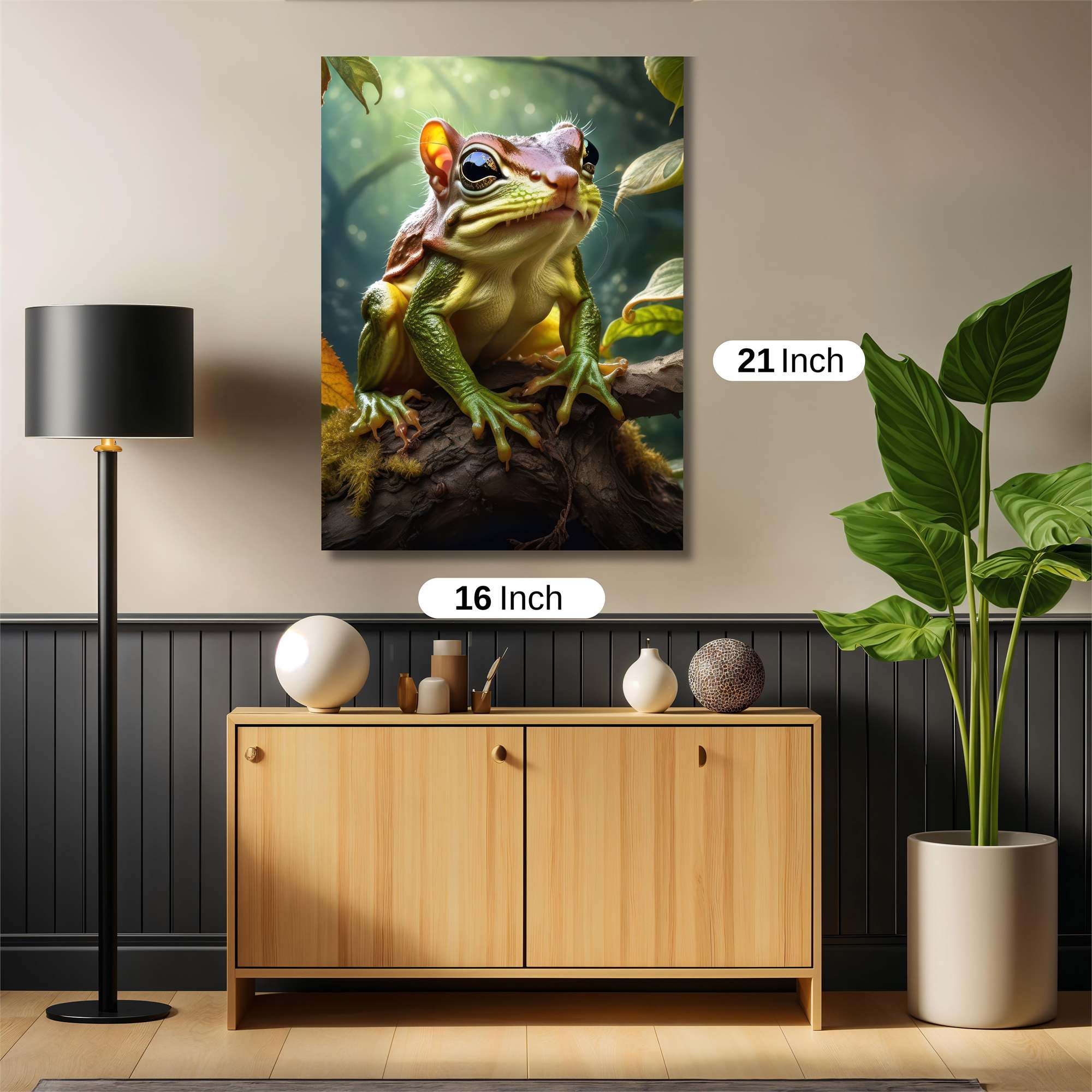 Frog Joyful Safe Wall Magnetic / M