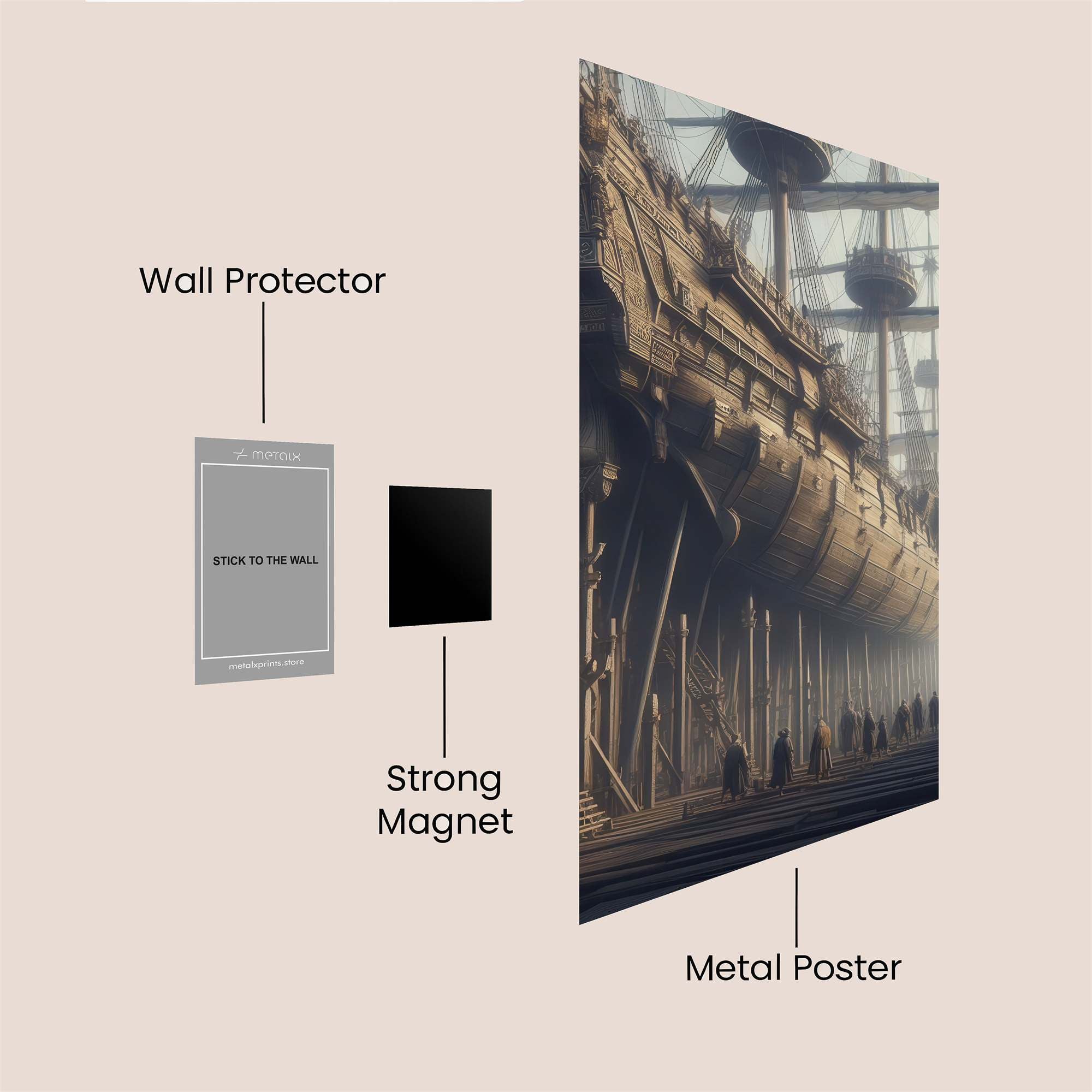 Shipyard Secrets Safe Wall Magnetic / M