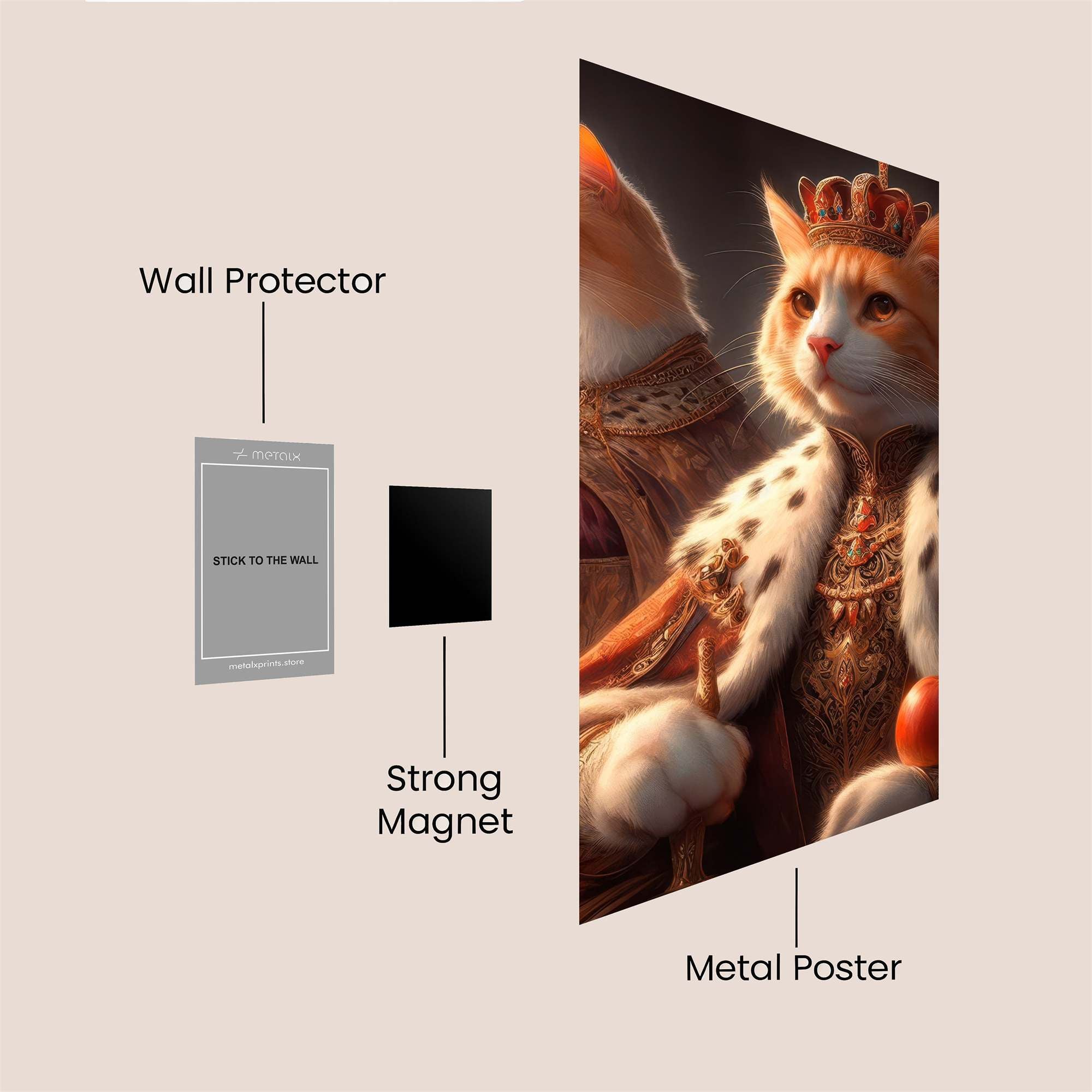 Regal Cats Safe Wall Magnetic / M