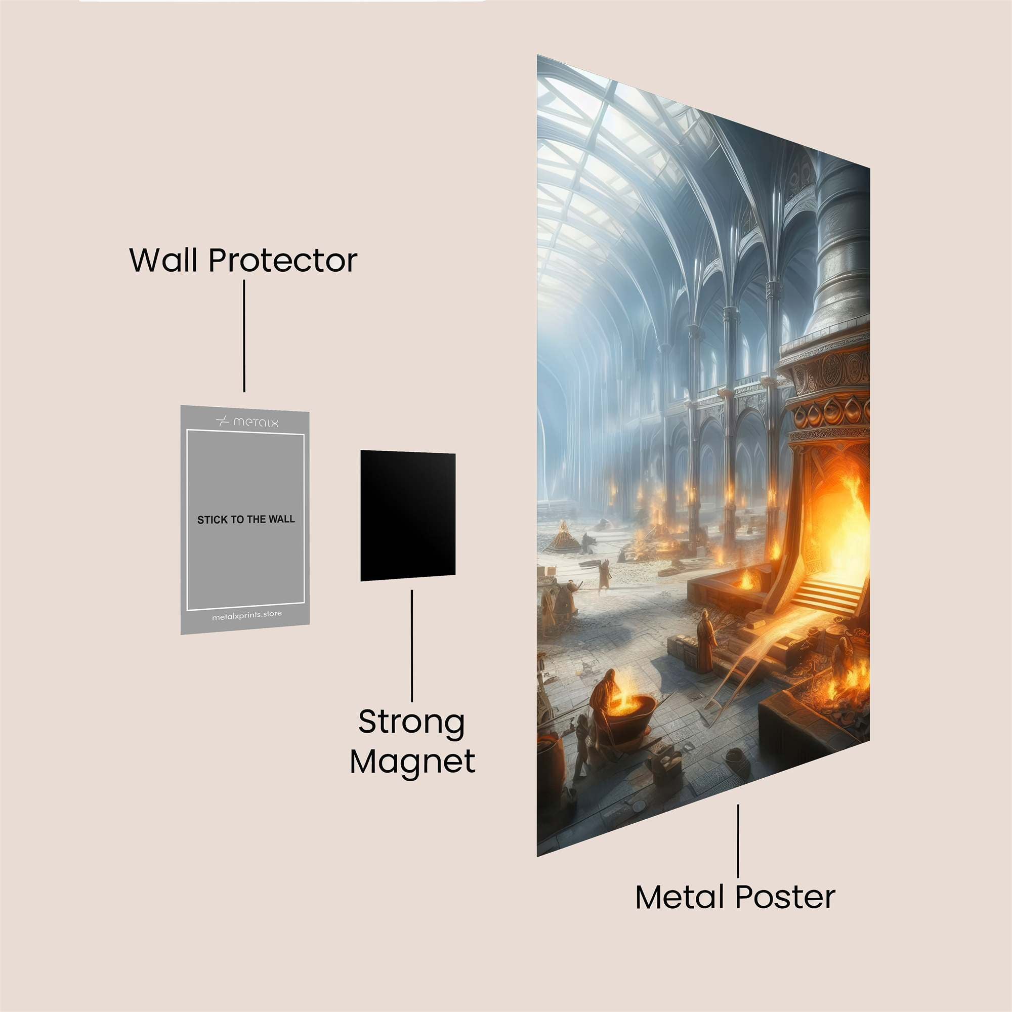 Forge Radiance Safe Wall Magnetic / M