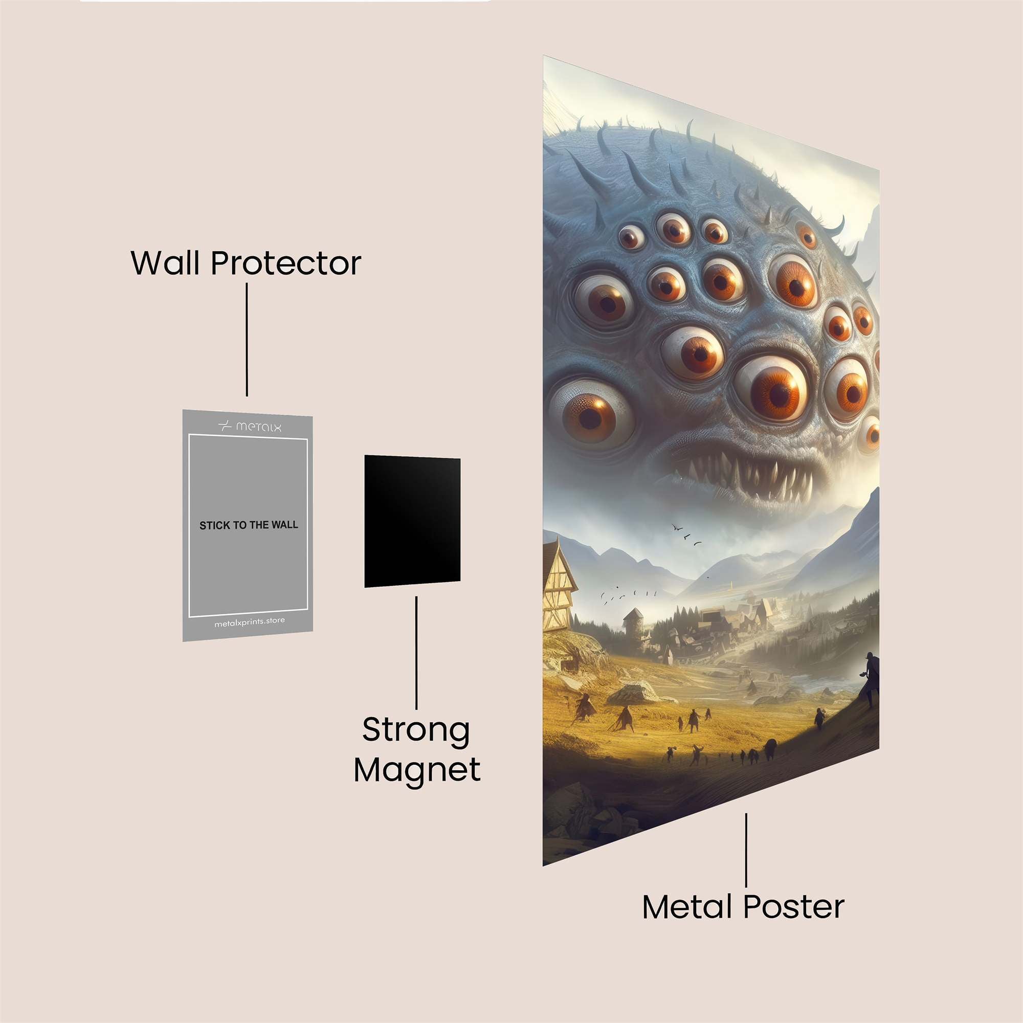 Beholder Dread Safe Wall Magnetic / M