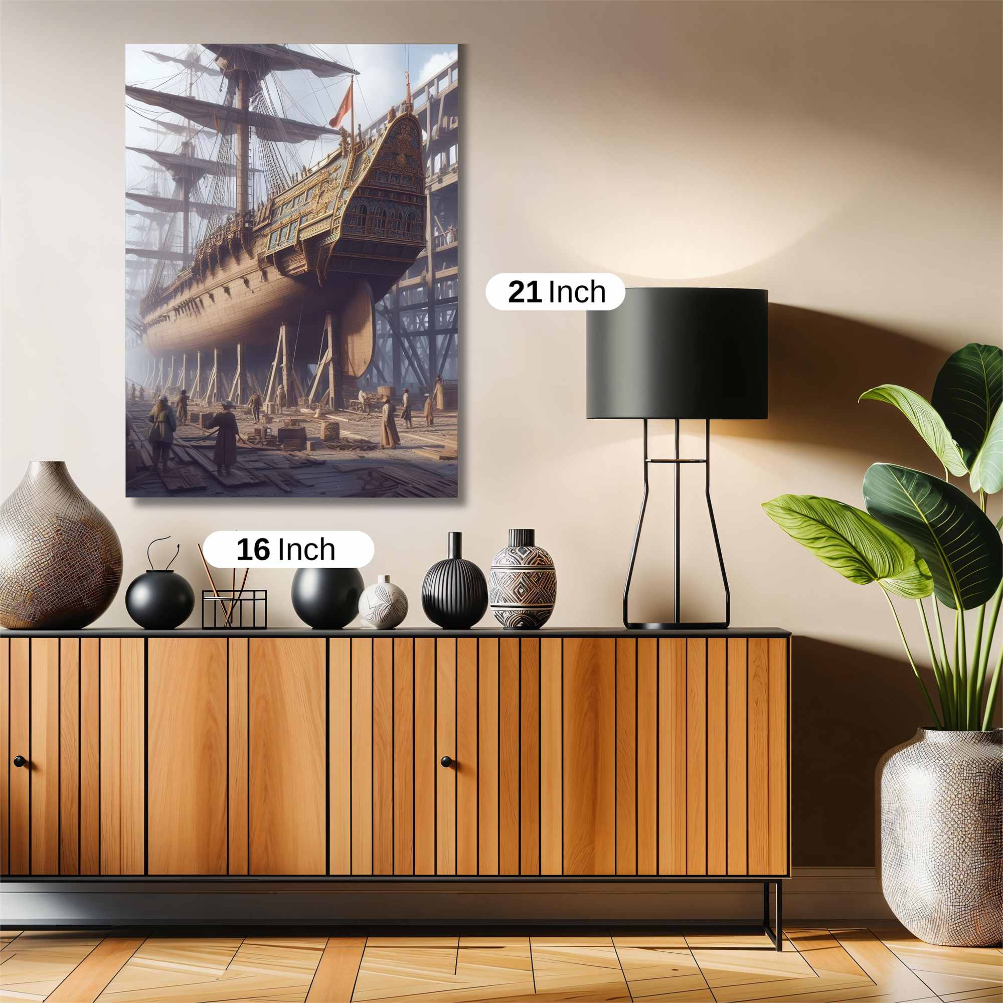 Galleon Dawn Safe Wall Magnetic / M