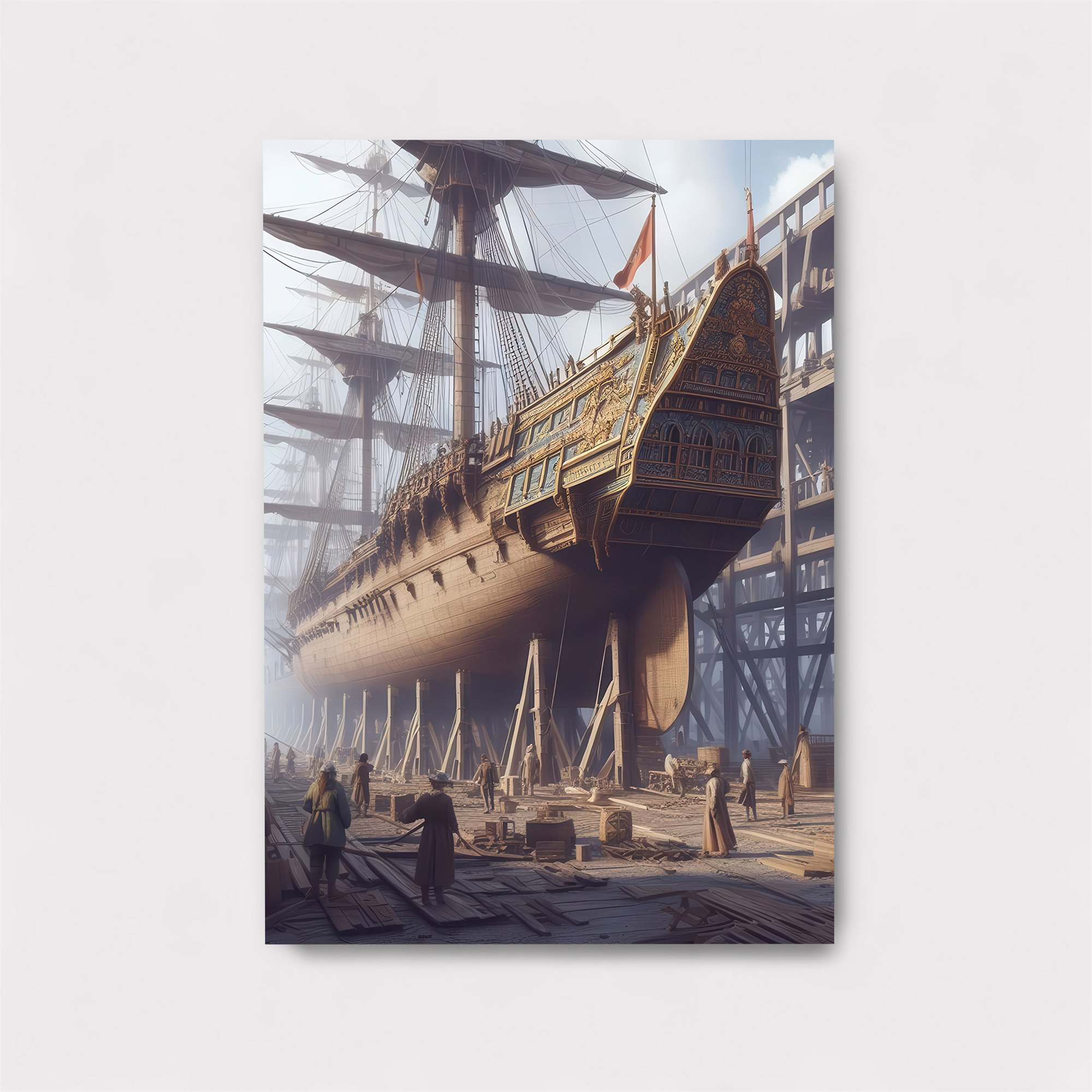 Galleon Dawn Safe Wall Magnetic / M