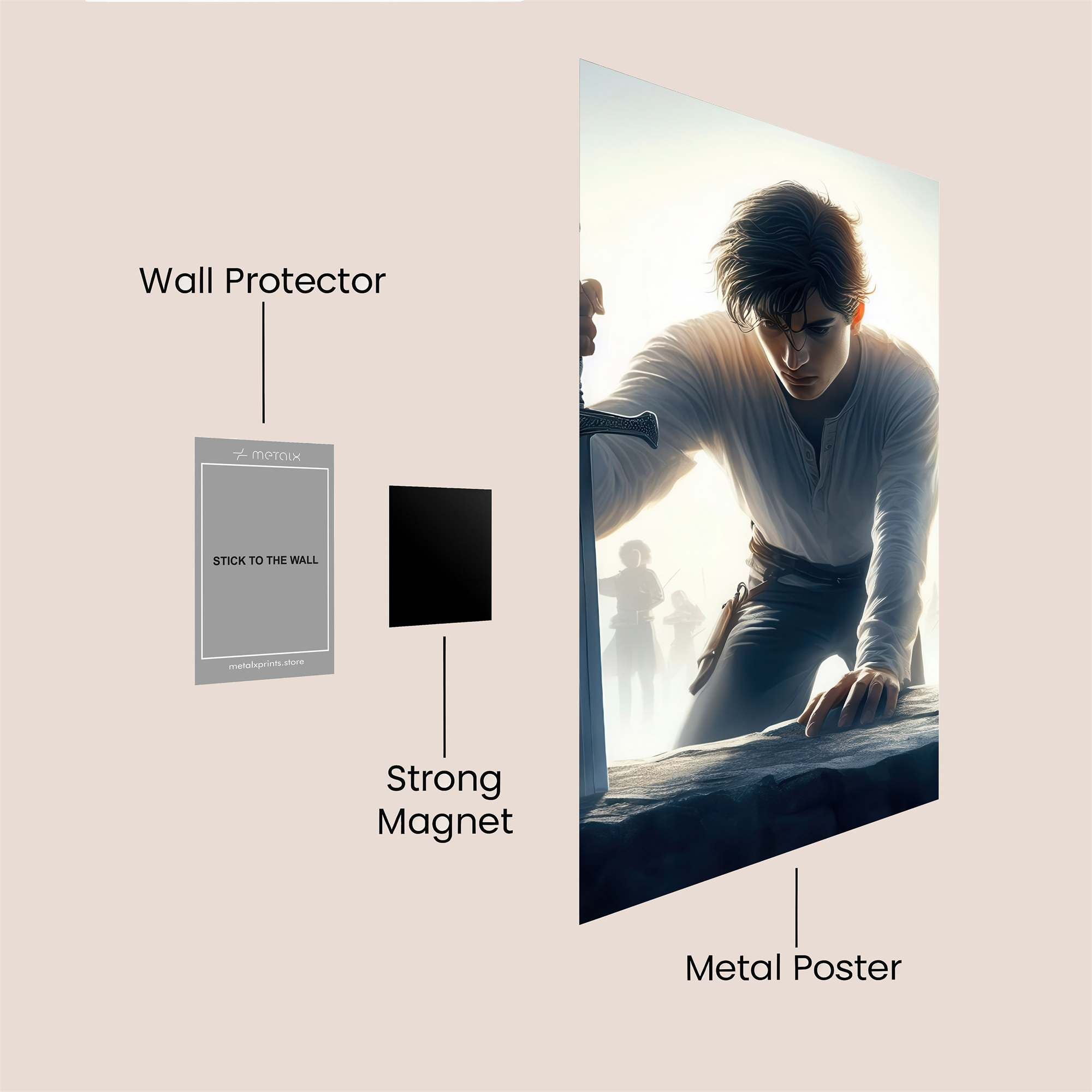 Knight Solemn Safe Wall Magnetic / M