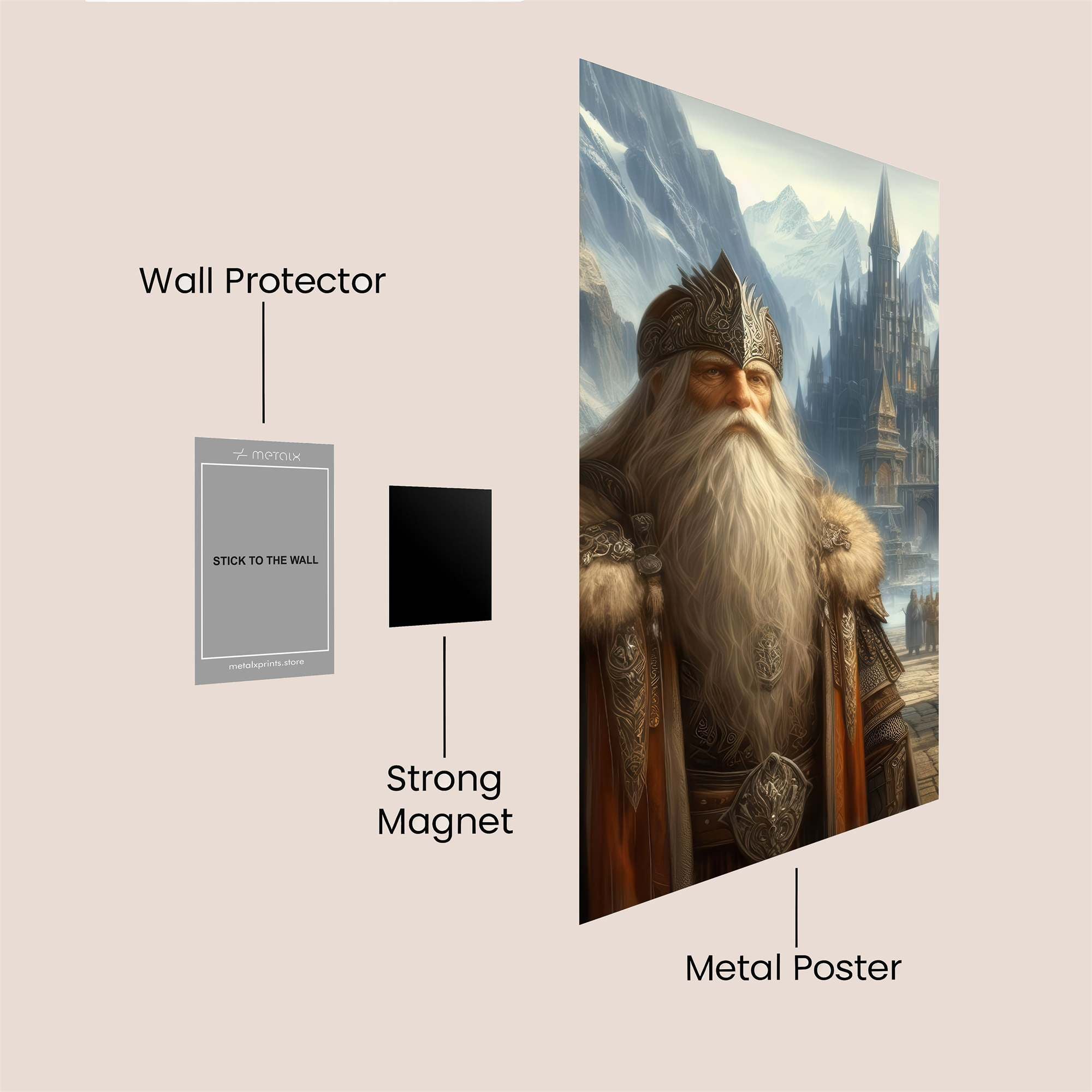 Dwarf Sovereign Safe Wall Magnetic / M