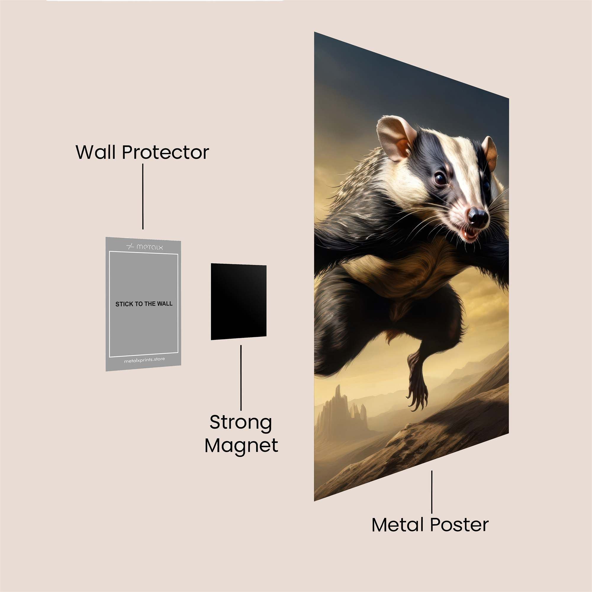 Badger Soar Safe Wall Magnetic / M