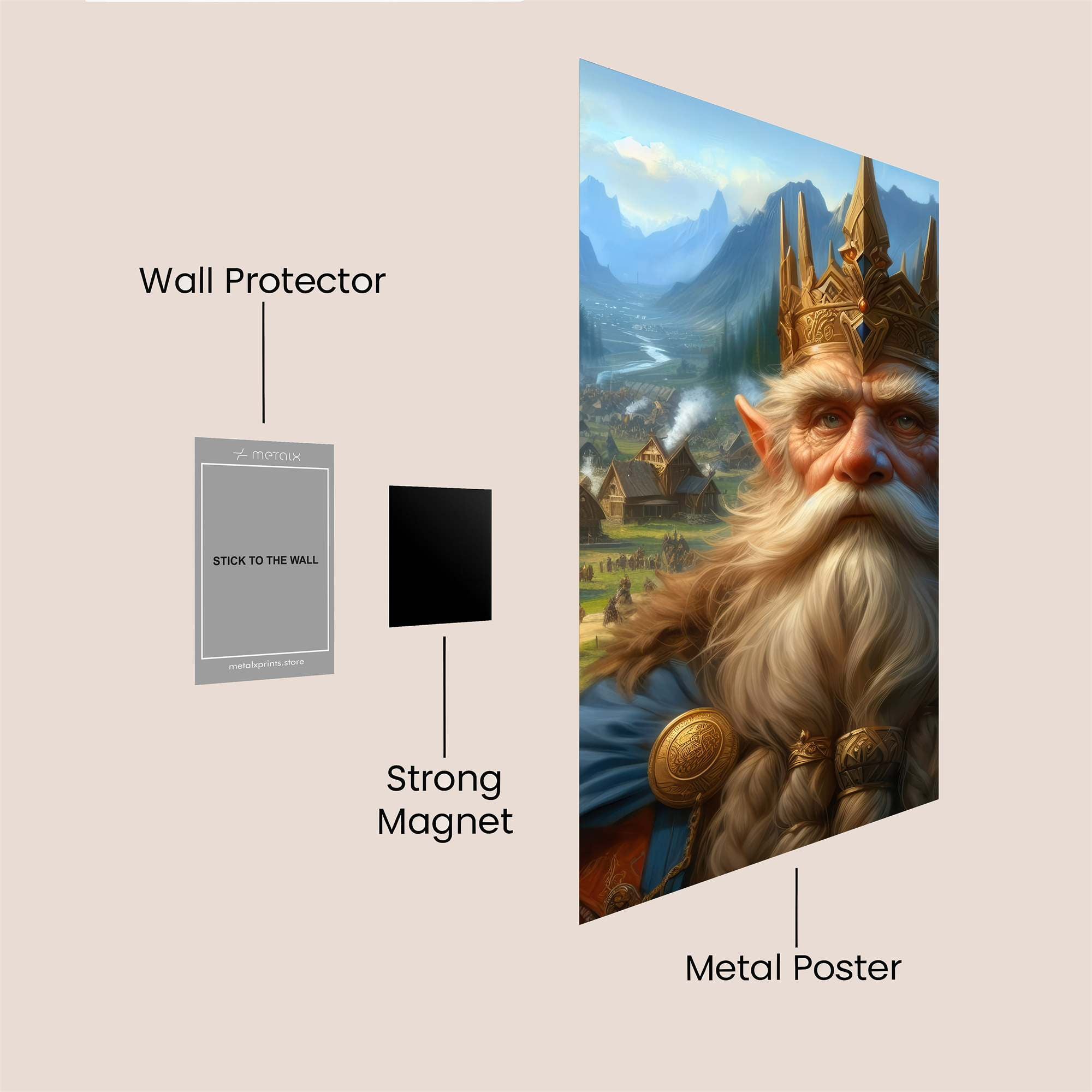 Elf Sovereign Safe Wall Magnetic / M