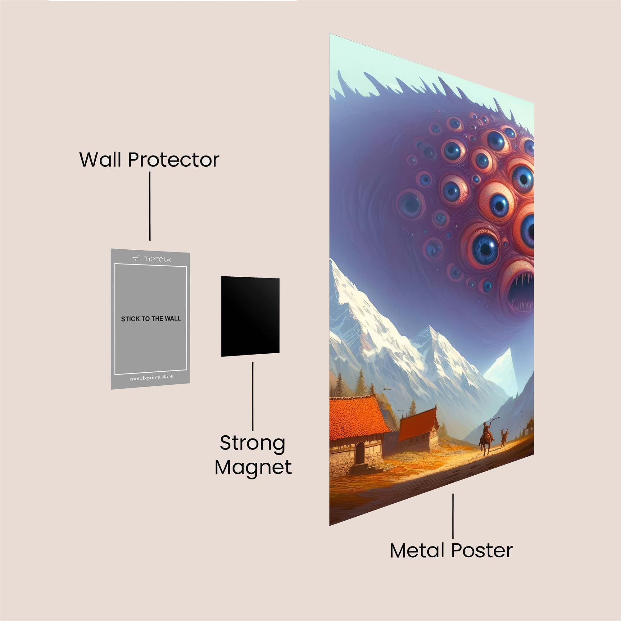 Beholder Menace Safe Wall Magnetic / M