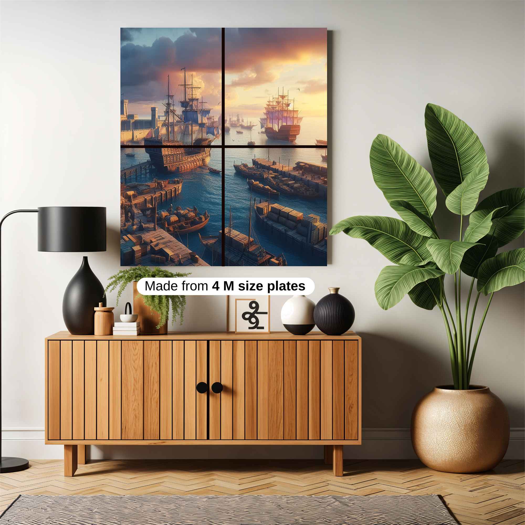 Pirate Twilight Safe Wall Magnetic / M