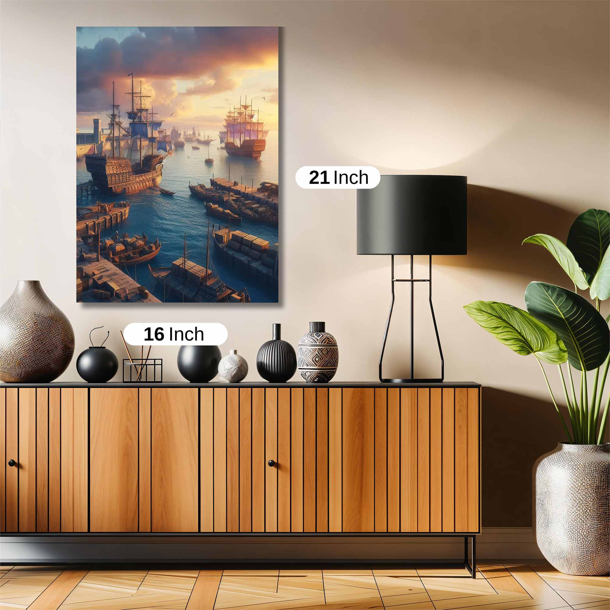 Pirate Twilight Safe Wall Magnetic / M