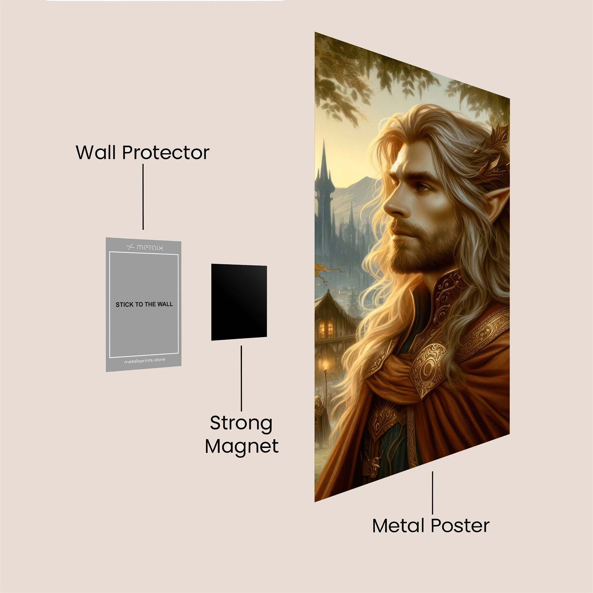 Elven Serenity Safe Wall Magnetic / M