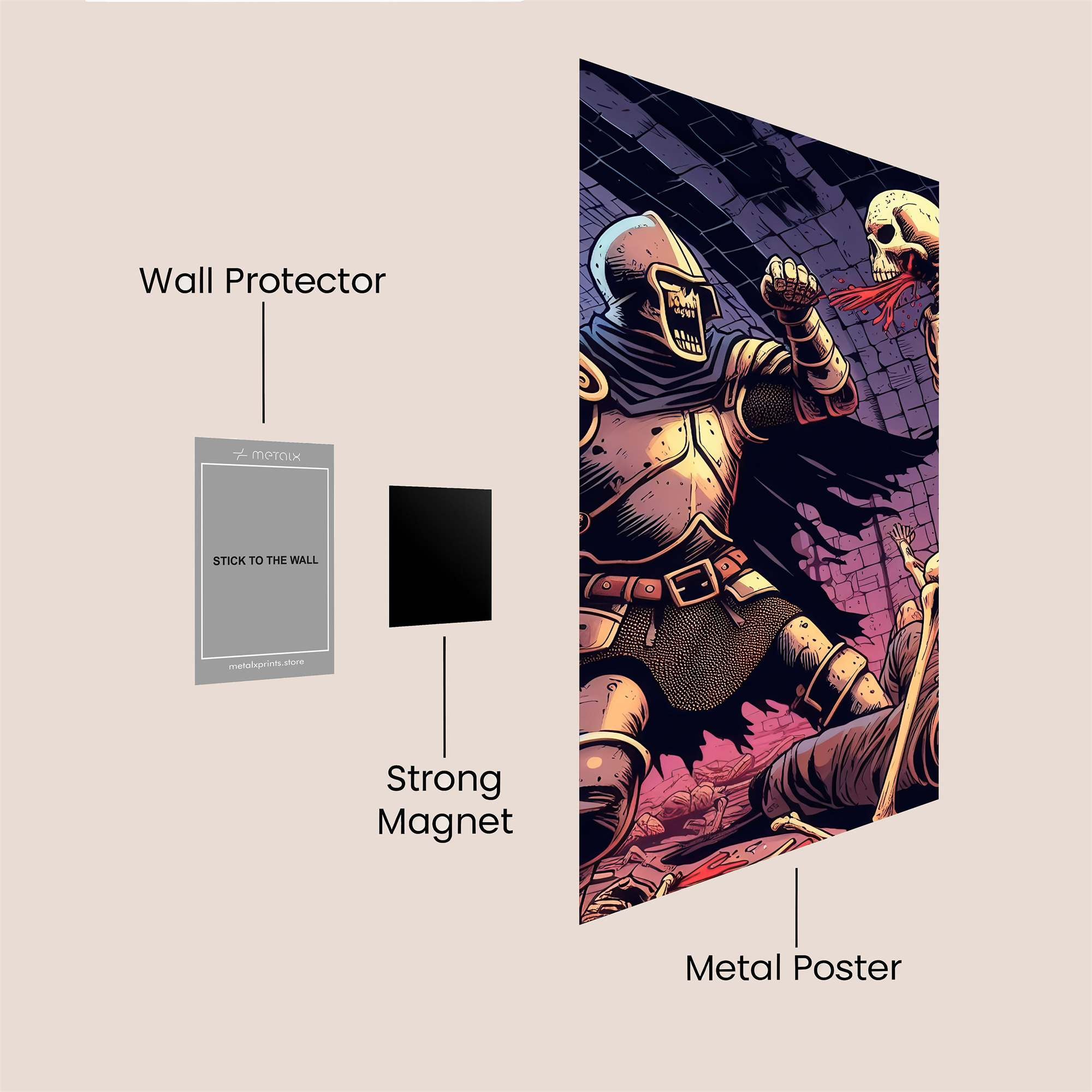 Knight Valor Safe Wall Magnetic / M