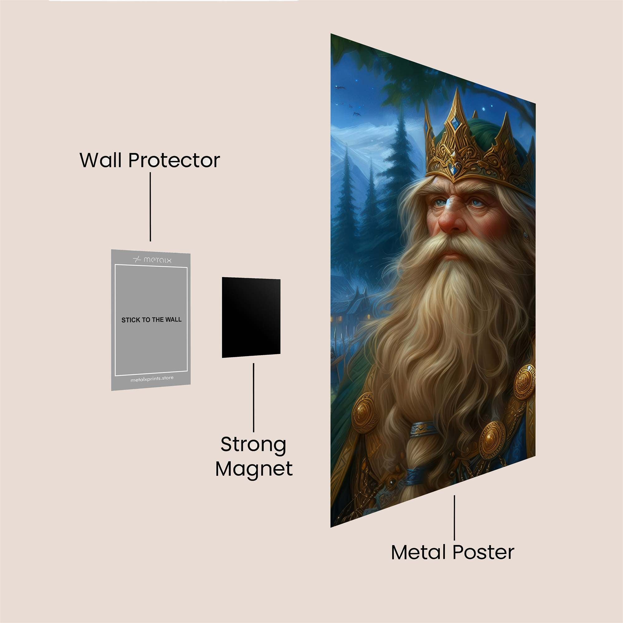 King Regal Safe Wall Magnetic / M