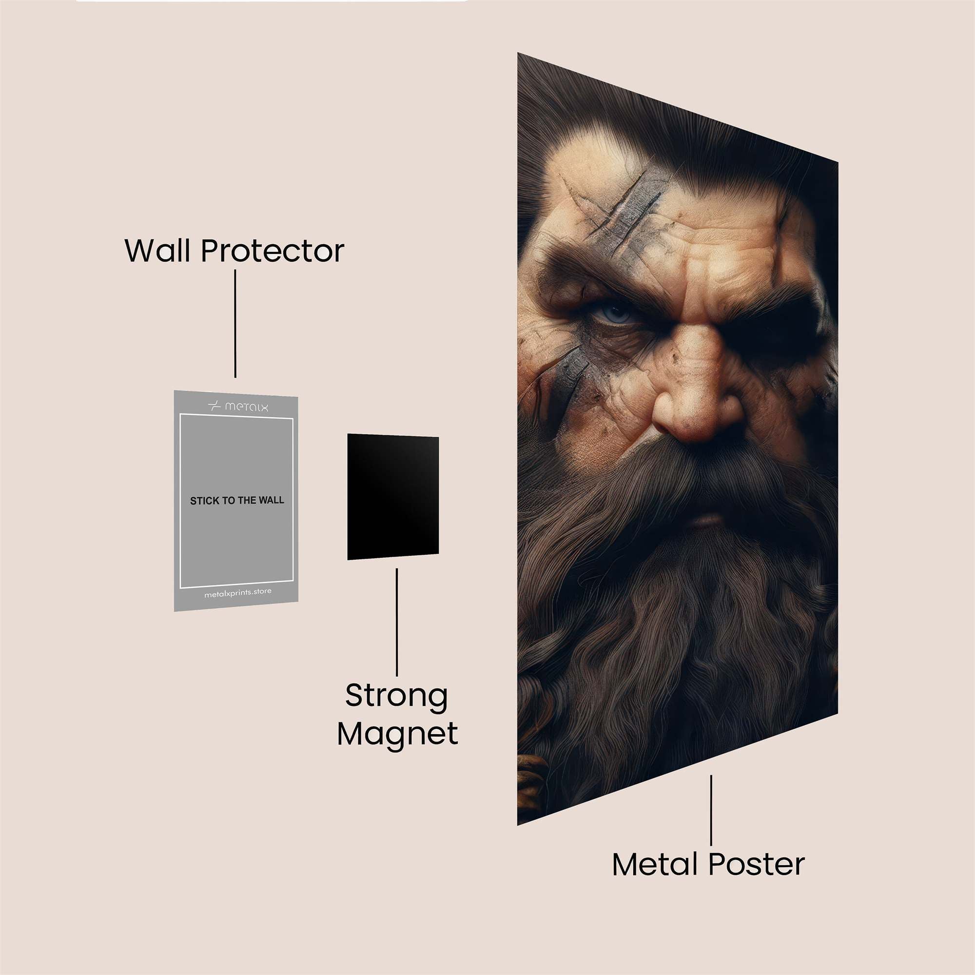 Dwarf Resolute Safe Wall Magnetic / M