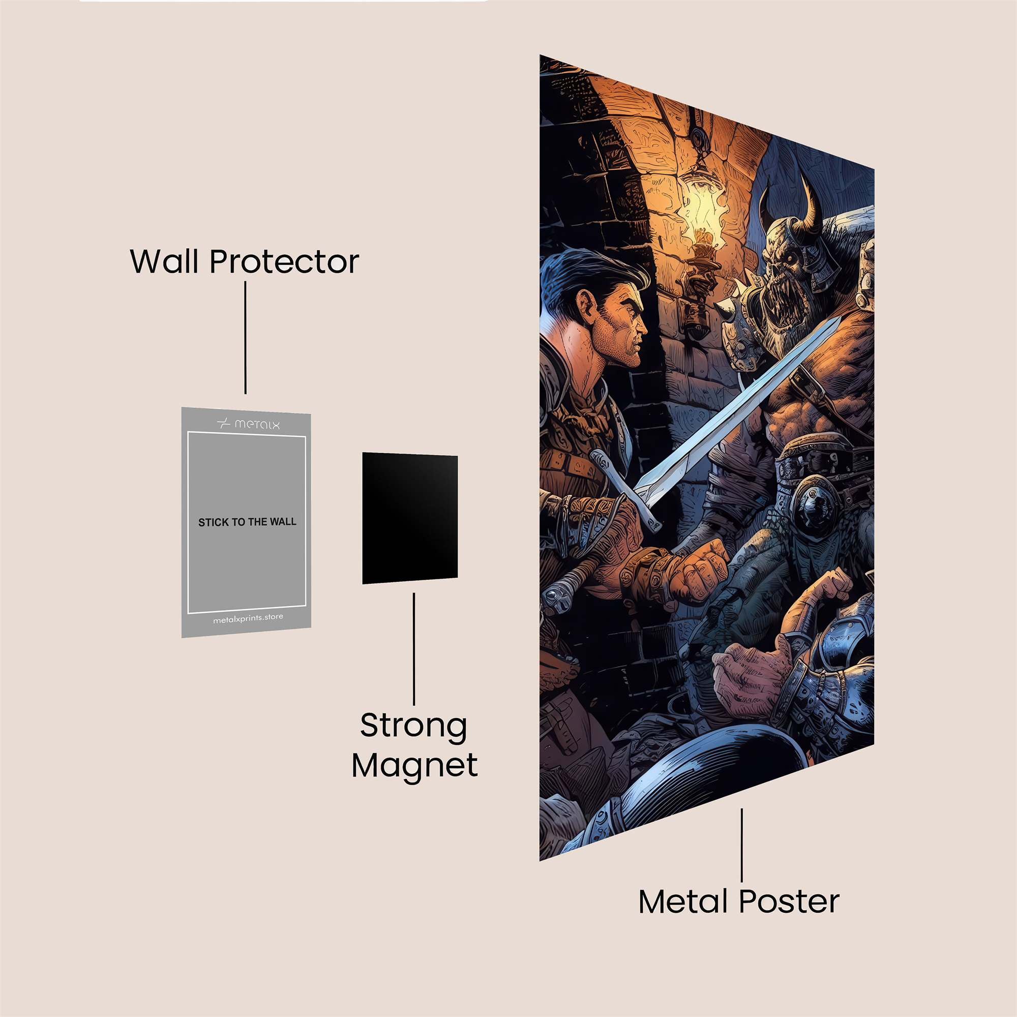 Orcish Onslaught Safe Wall Magnetic / M