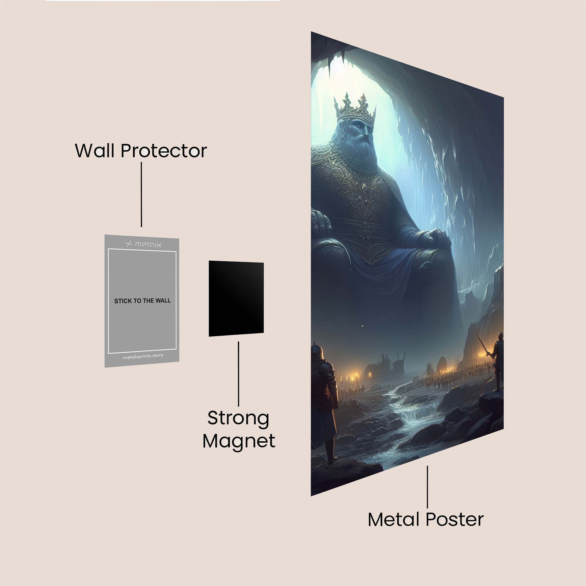 King Serene Safe Wall Magnetic / M