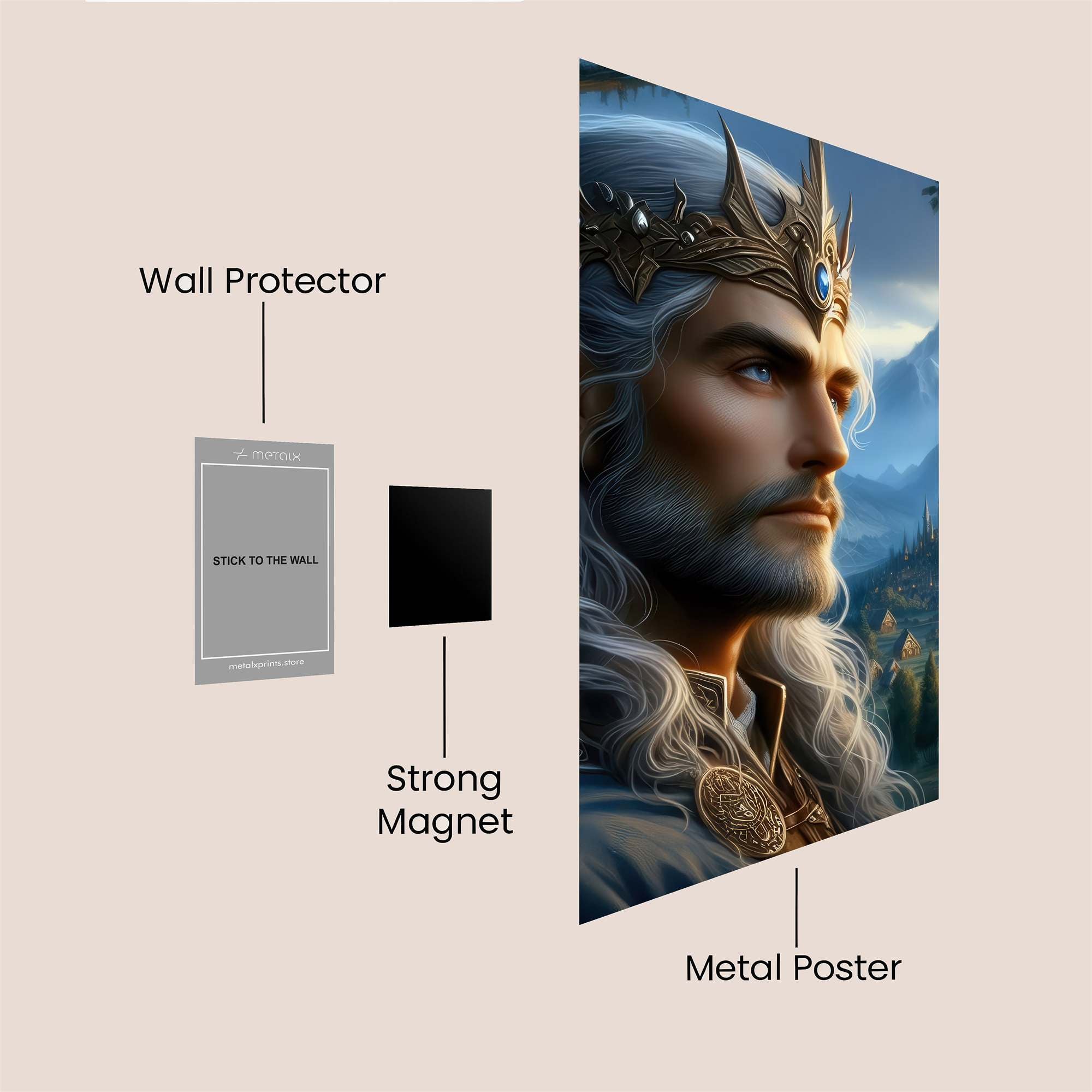 Elven Serenity Safe Wall Magnetic / M