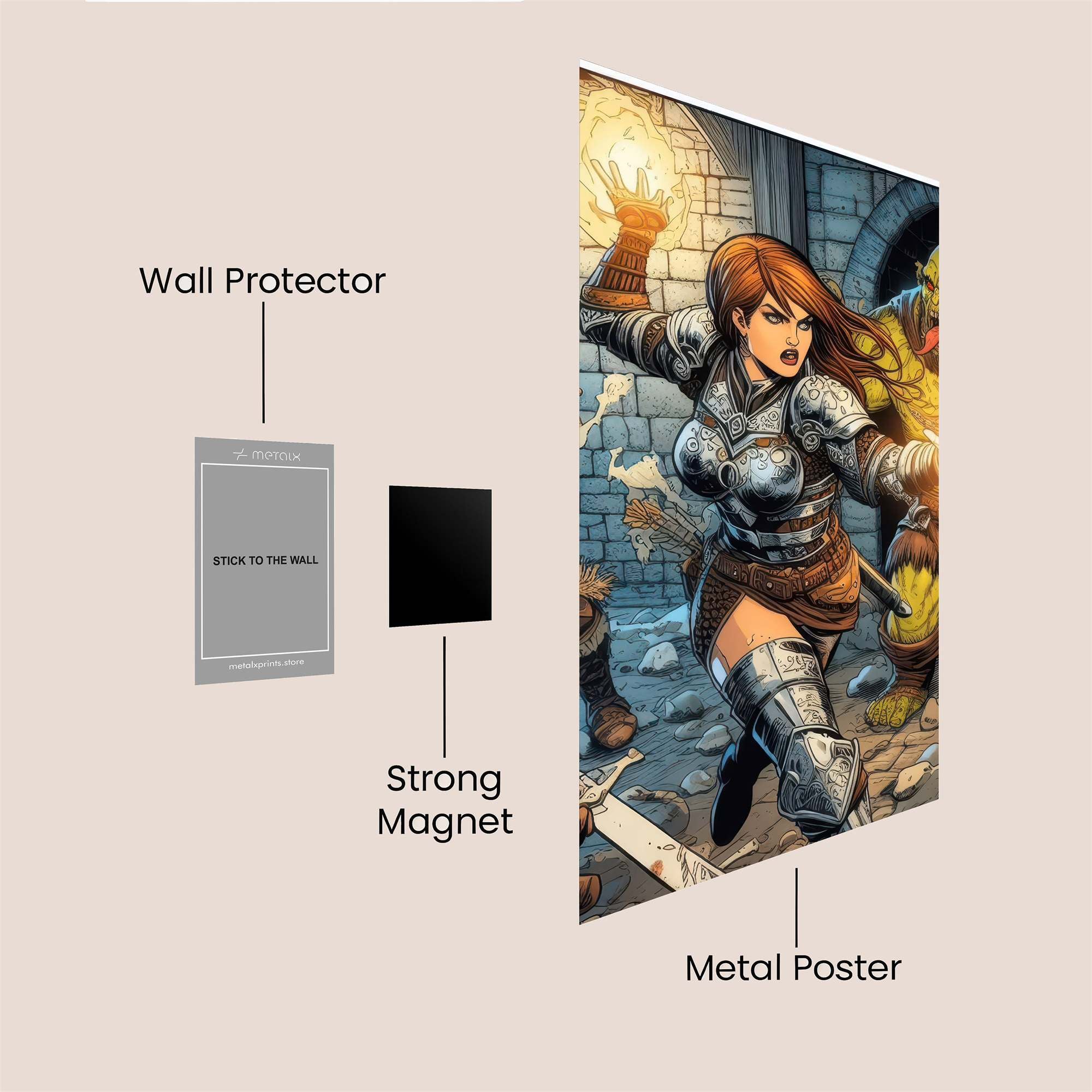 Redemption Glow Safe Wall Magnetic / M