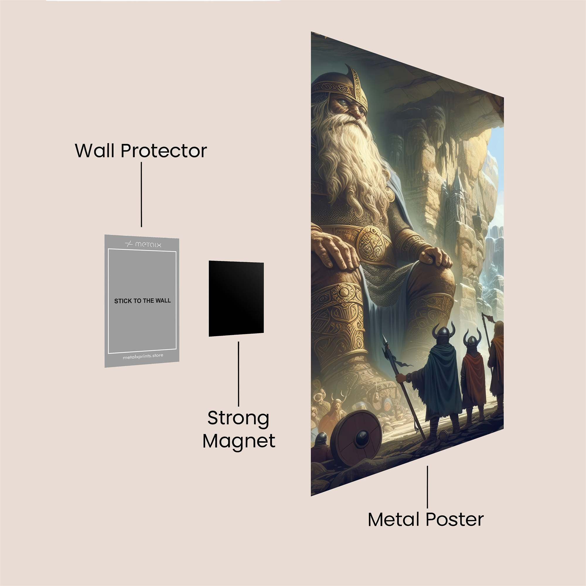 Odin Majestic Safe Wall Magnetic / M