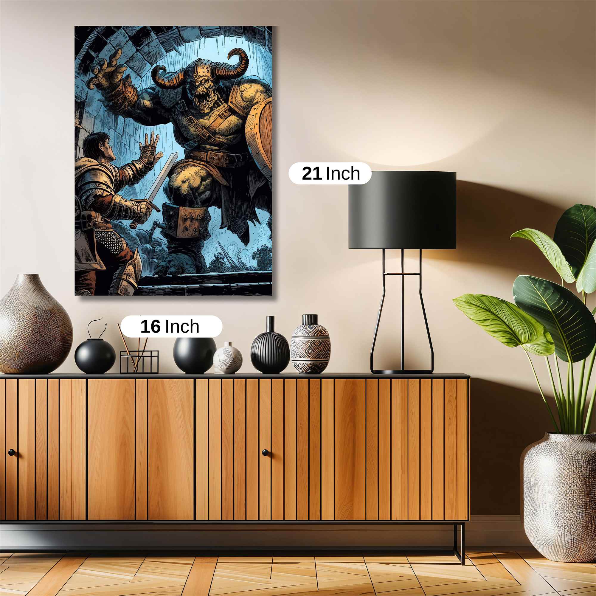 Minotaur Menace Safe Wall Magnetic / M