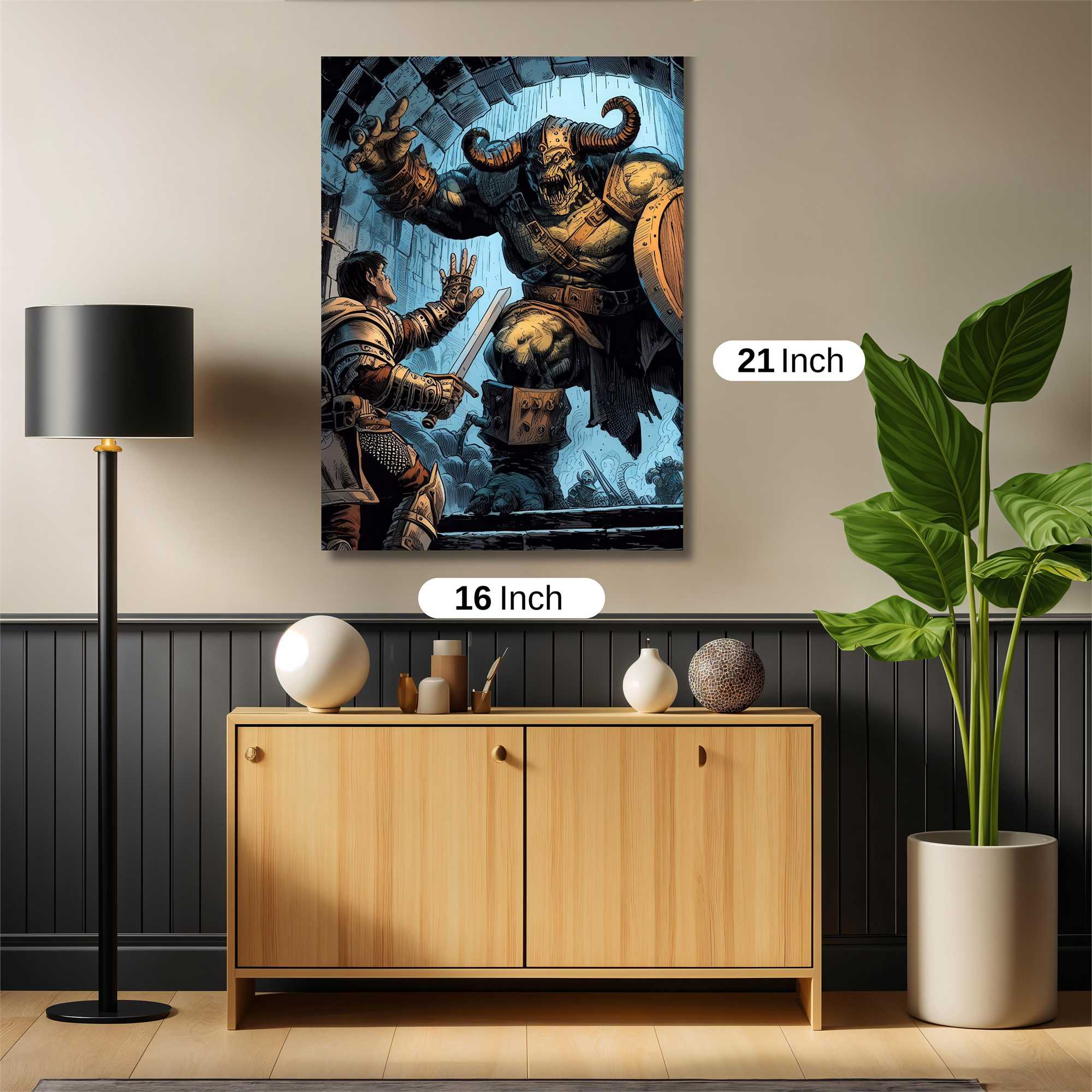 Minotaur Menace Safe Wall Magnetic / M