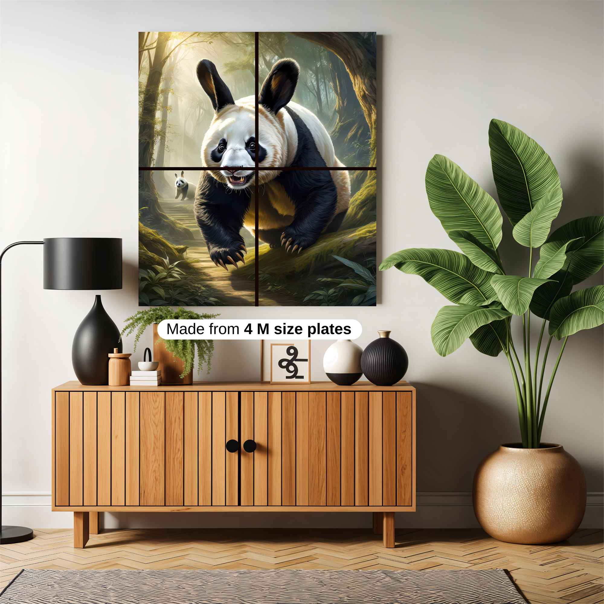 Panda Quest Safe Wall Magnetic / M