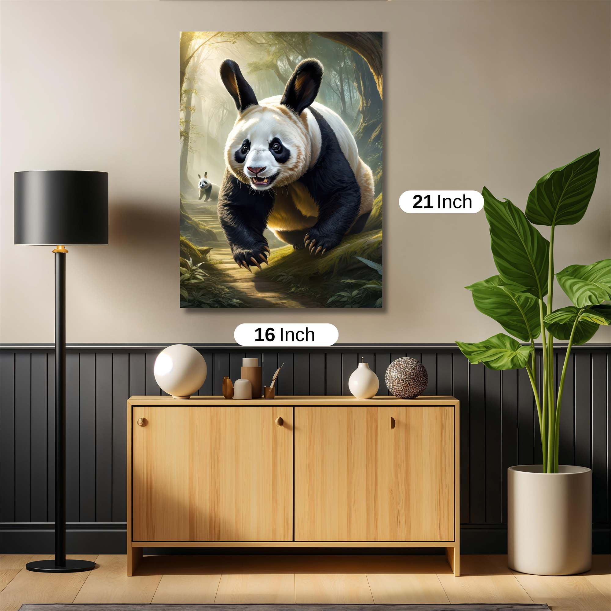 Panda Quest Safe Wall Magnetic / M
