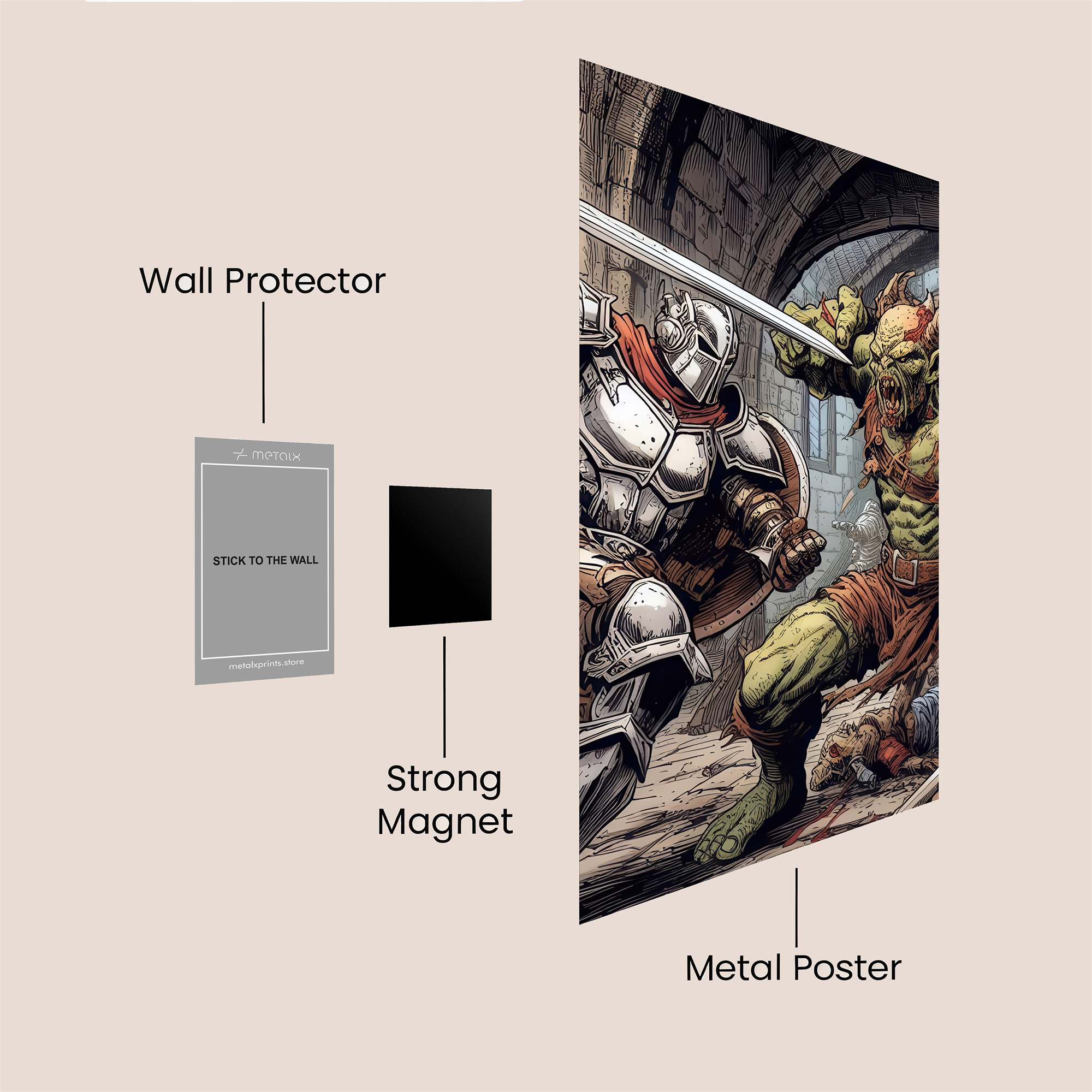 Knight Valor Safe Wall Magnetic / M