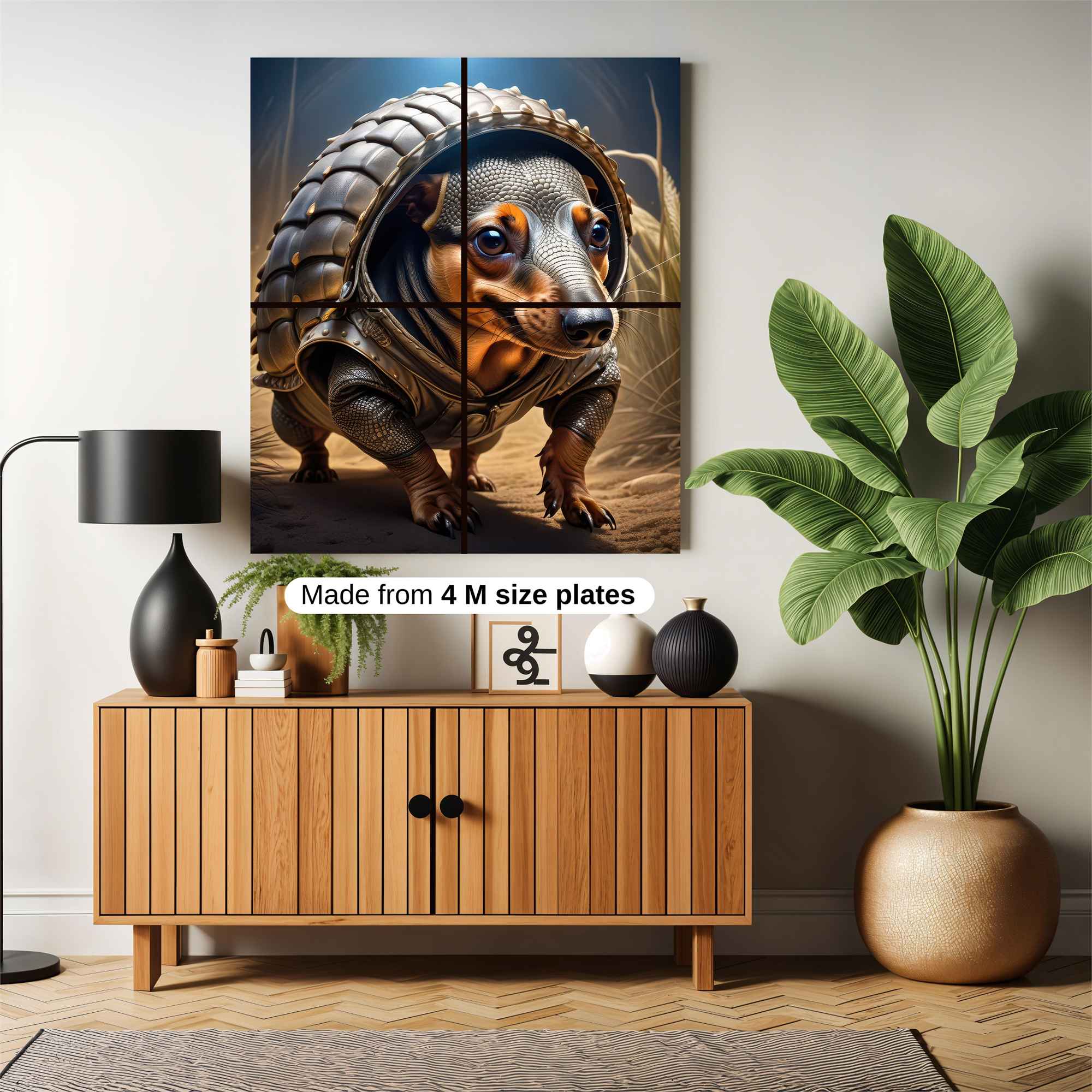 Dachshund Defender Safe Wall Magnetic / M