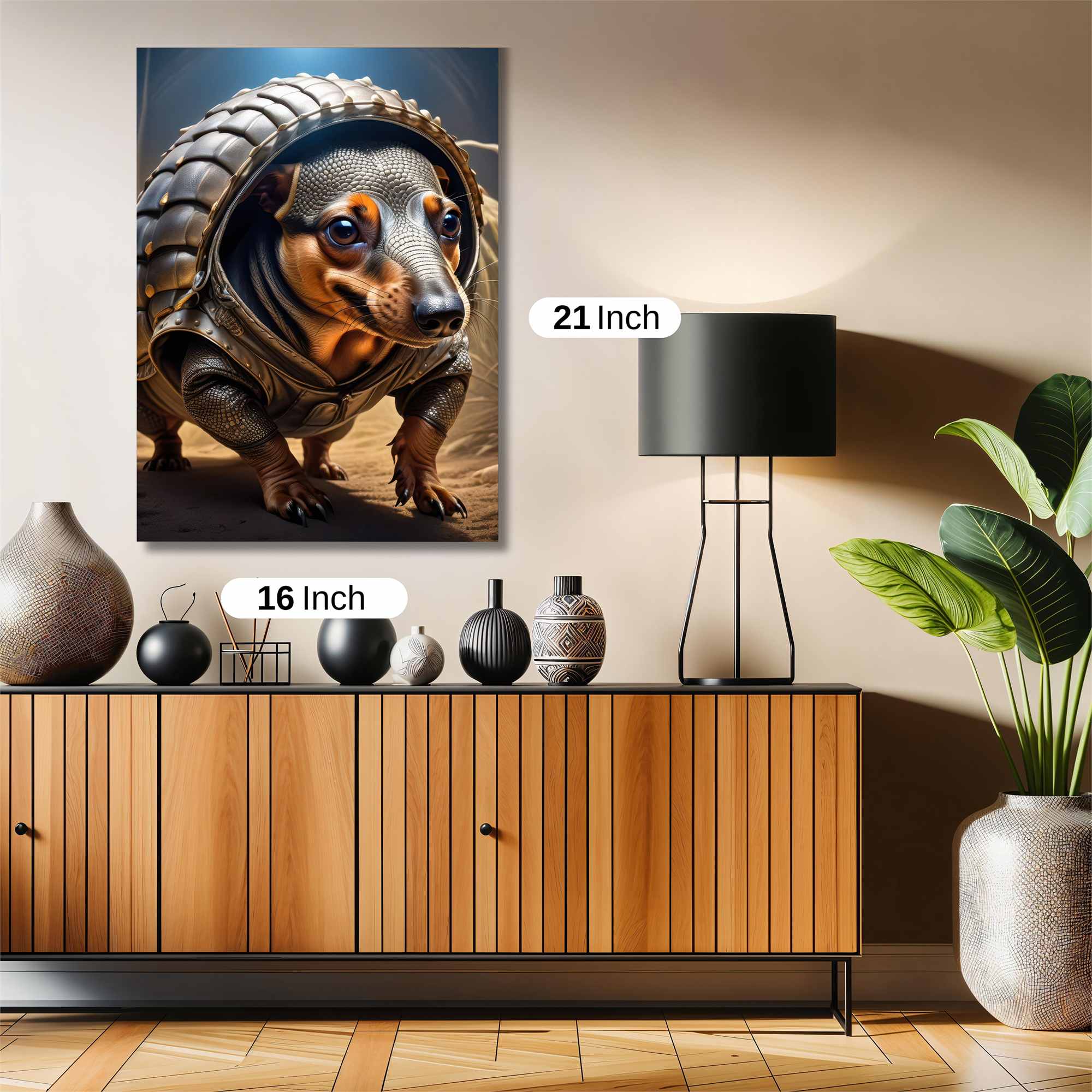 Dachshund Defender Safe Wall Magnetic / M