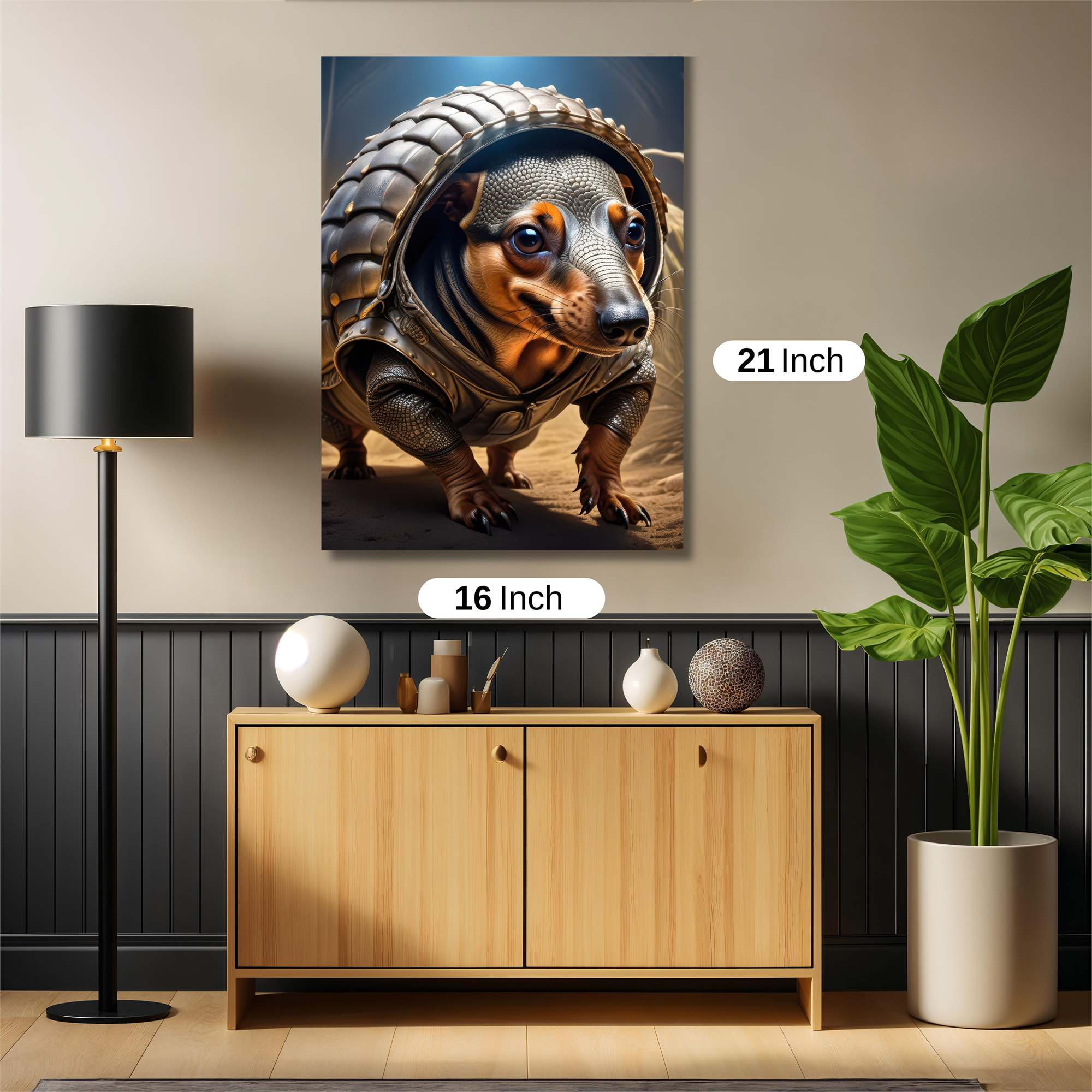 Dachshund Defender Safe Wall Magnetic / M