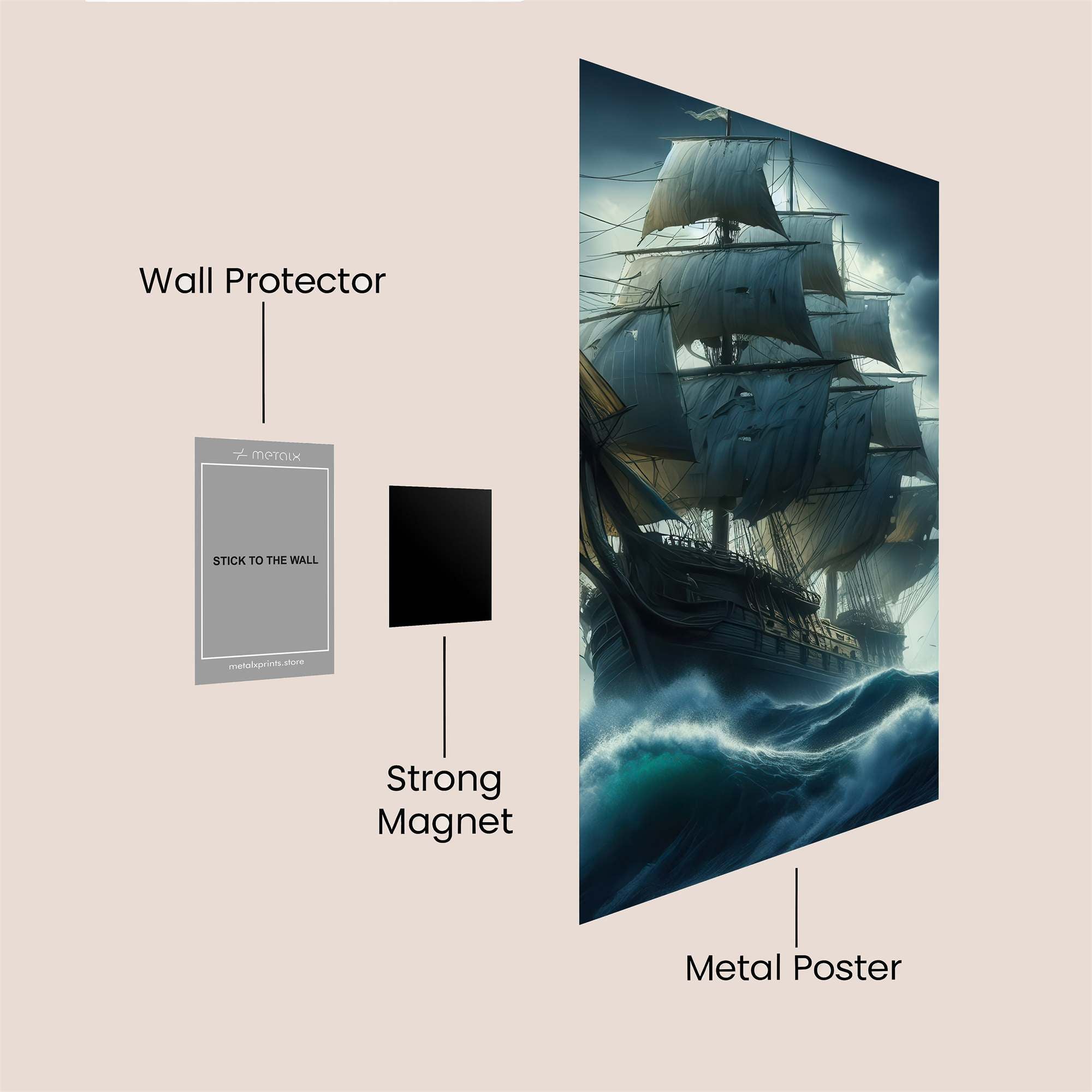 Kraken's Fury Safe Wall Magnetic / M