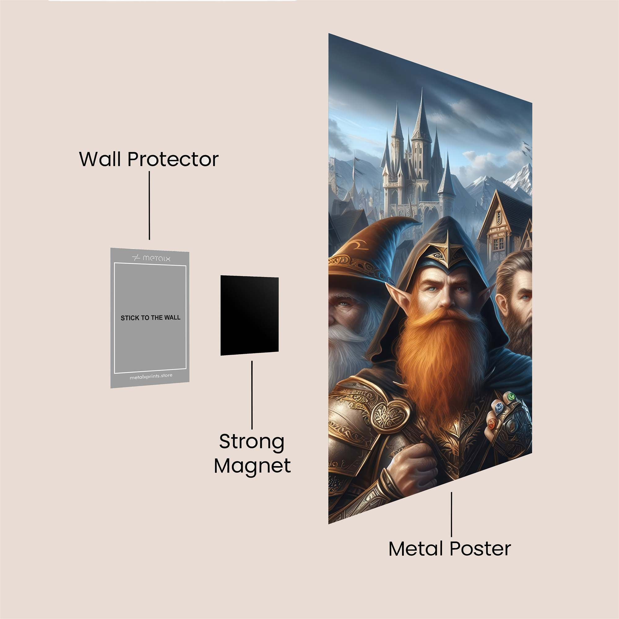 Dwarven Valor Safe Wall Magnetic / M