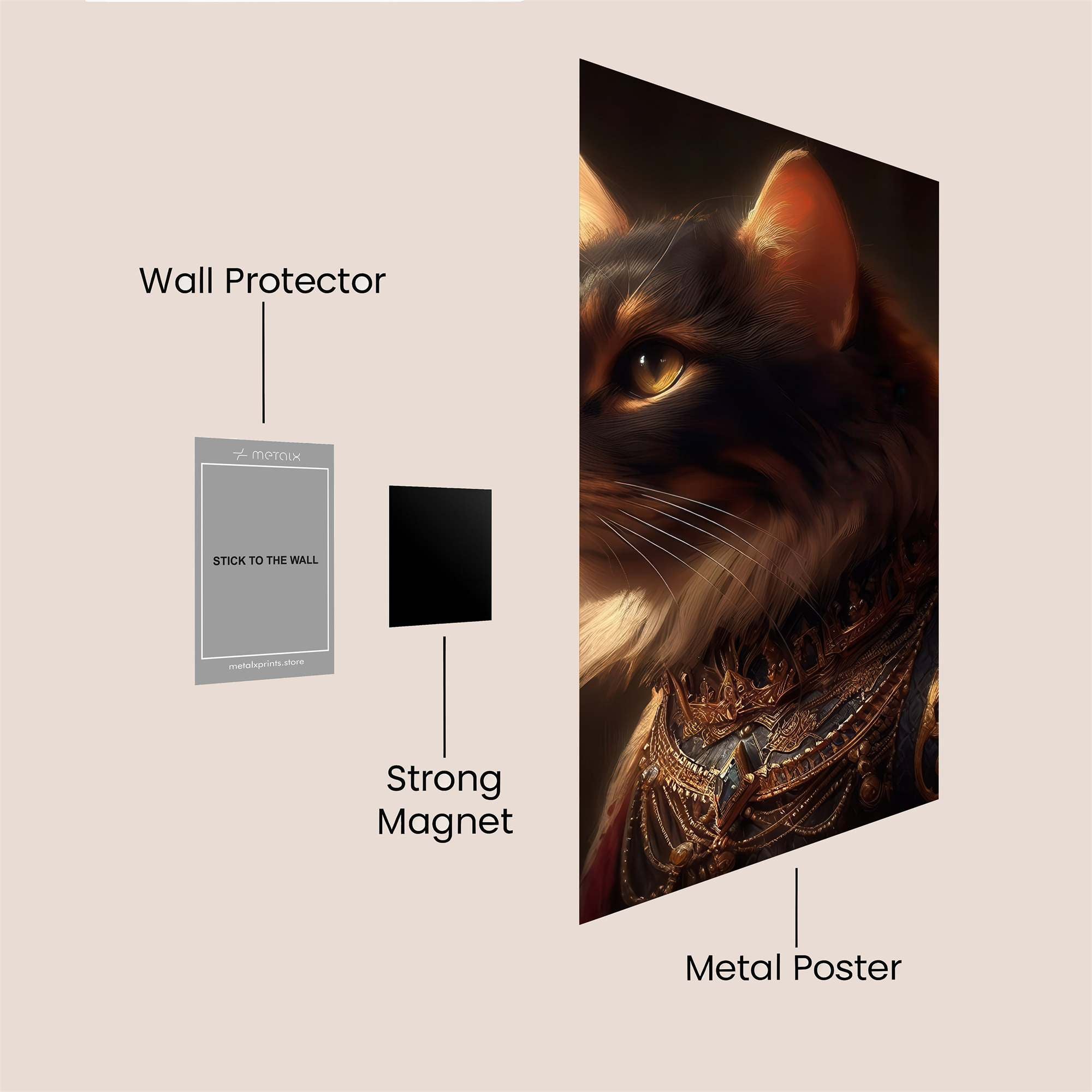 Royal Elegance Safe Wall Magnetic / M