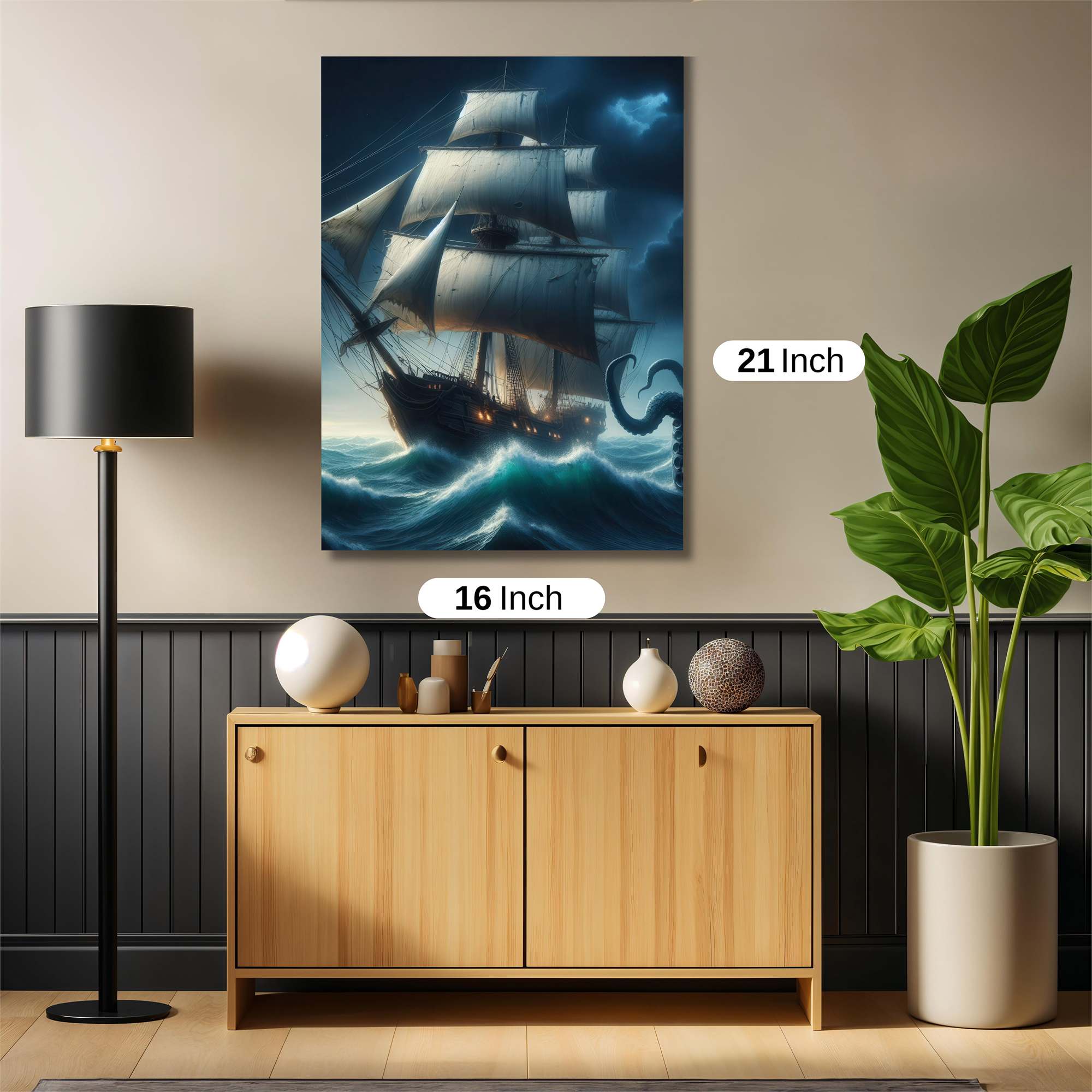 Kraken's Wrath Safe Wall Magnetic / M