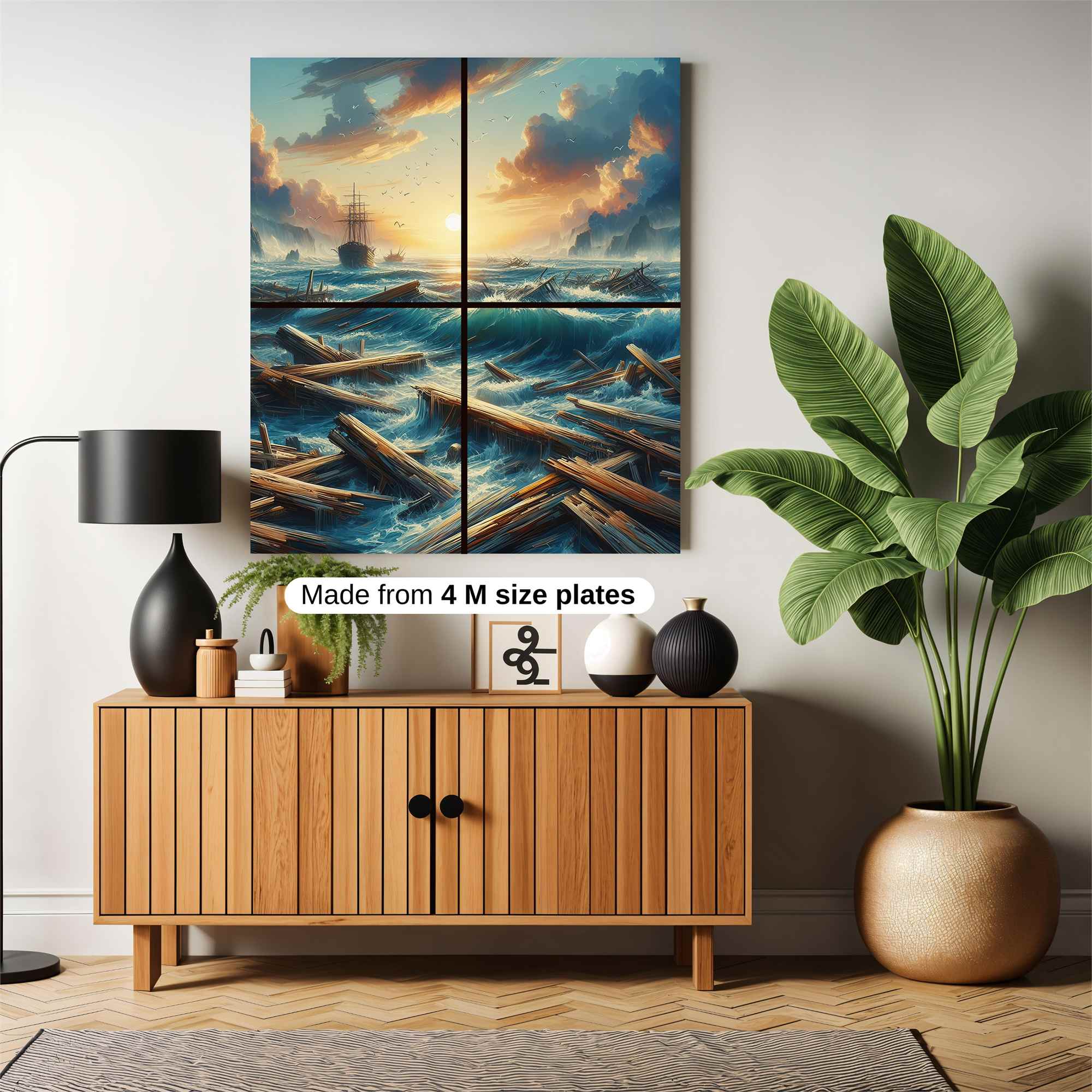 Shipwrecked Solitude Safe Wall Magnetic / M