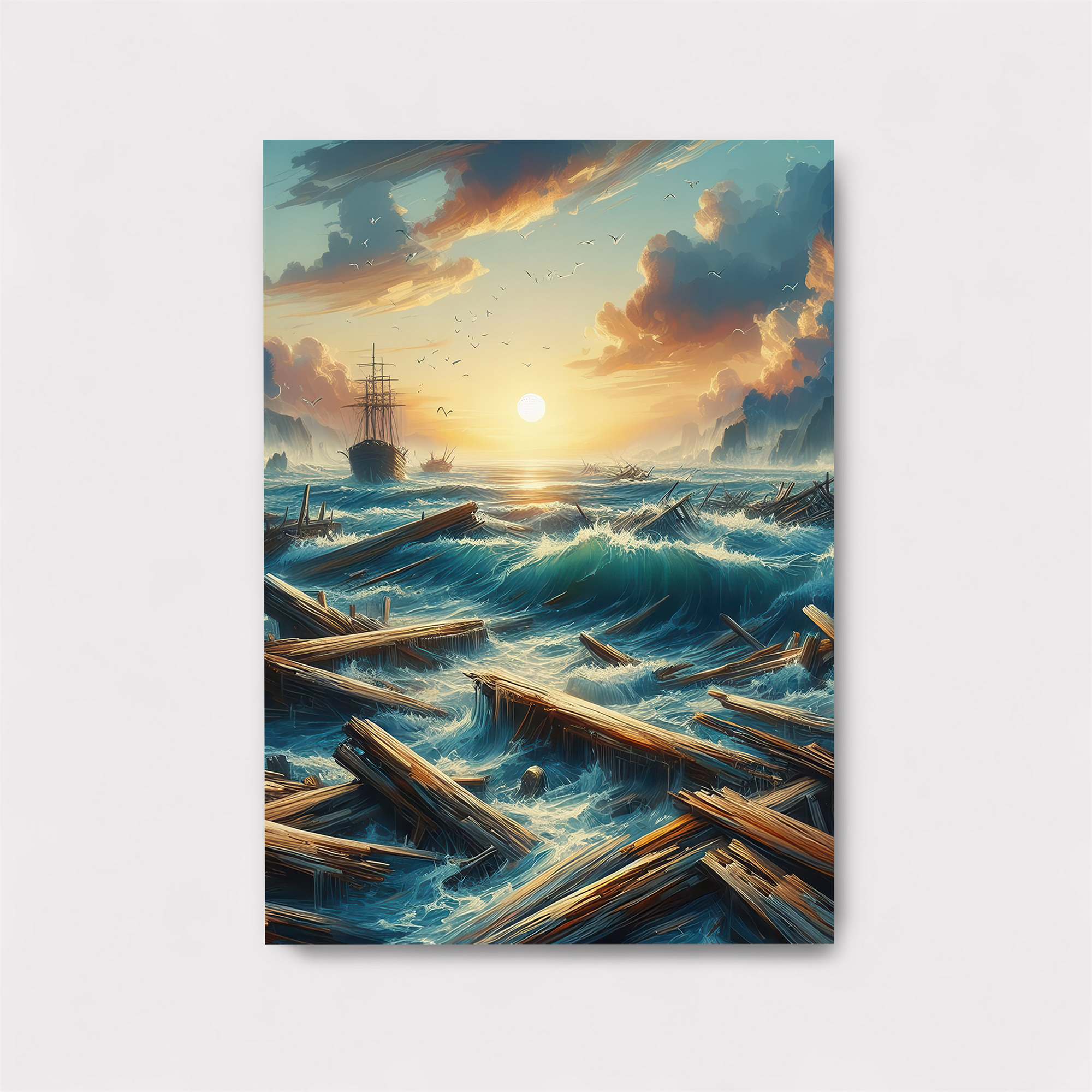 Shipwrecked Solitude Safe Wall Magnetic / M