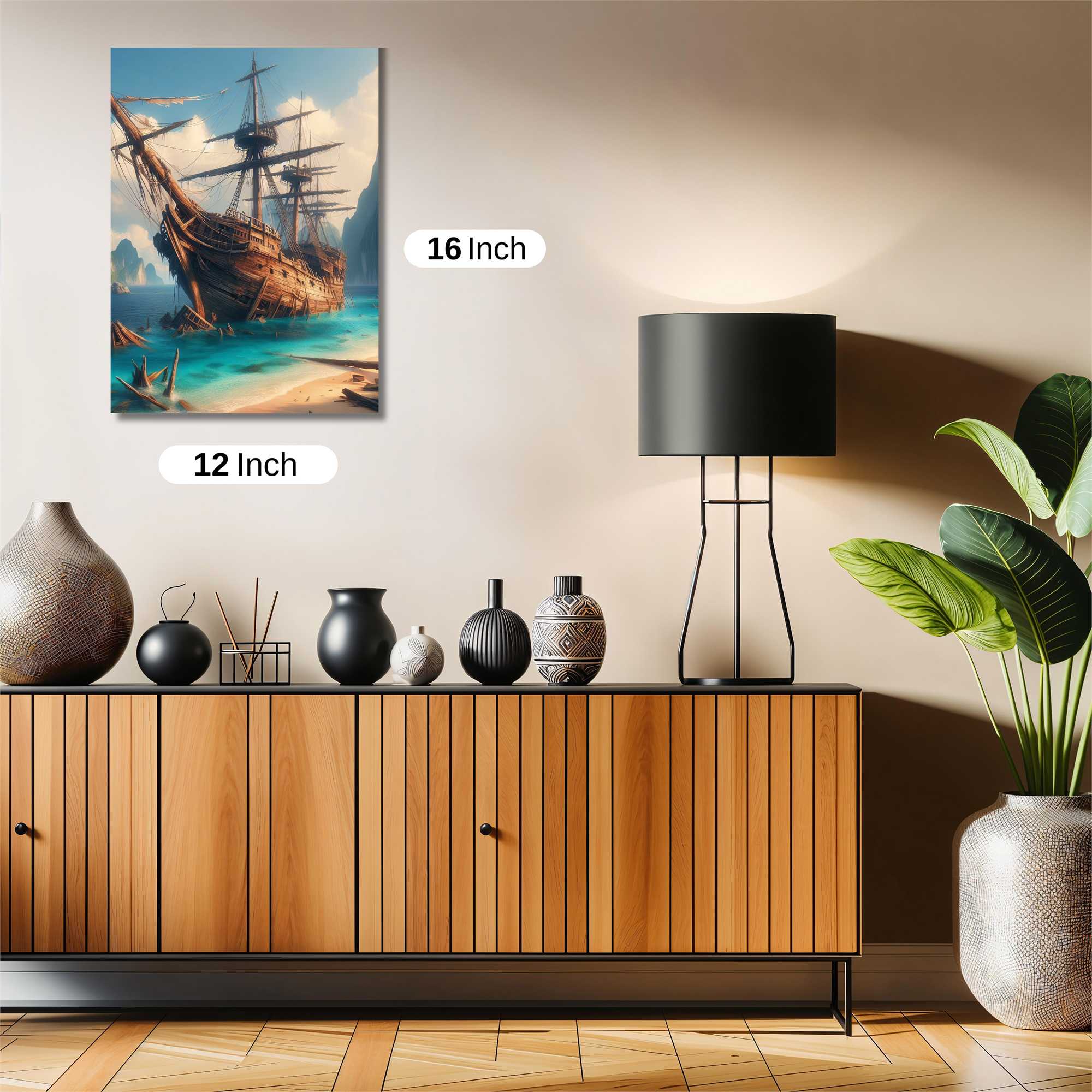 Ghostly Galleon Safe Wall Magnetic / M