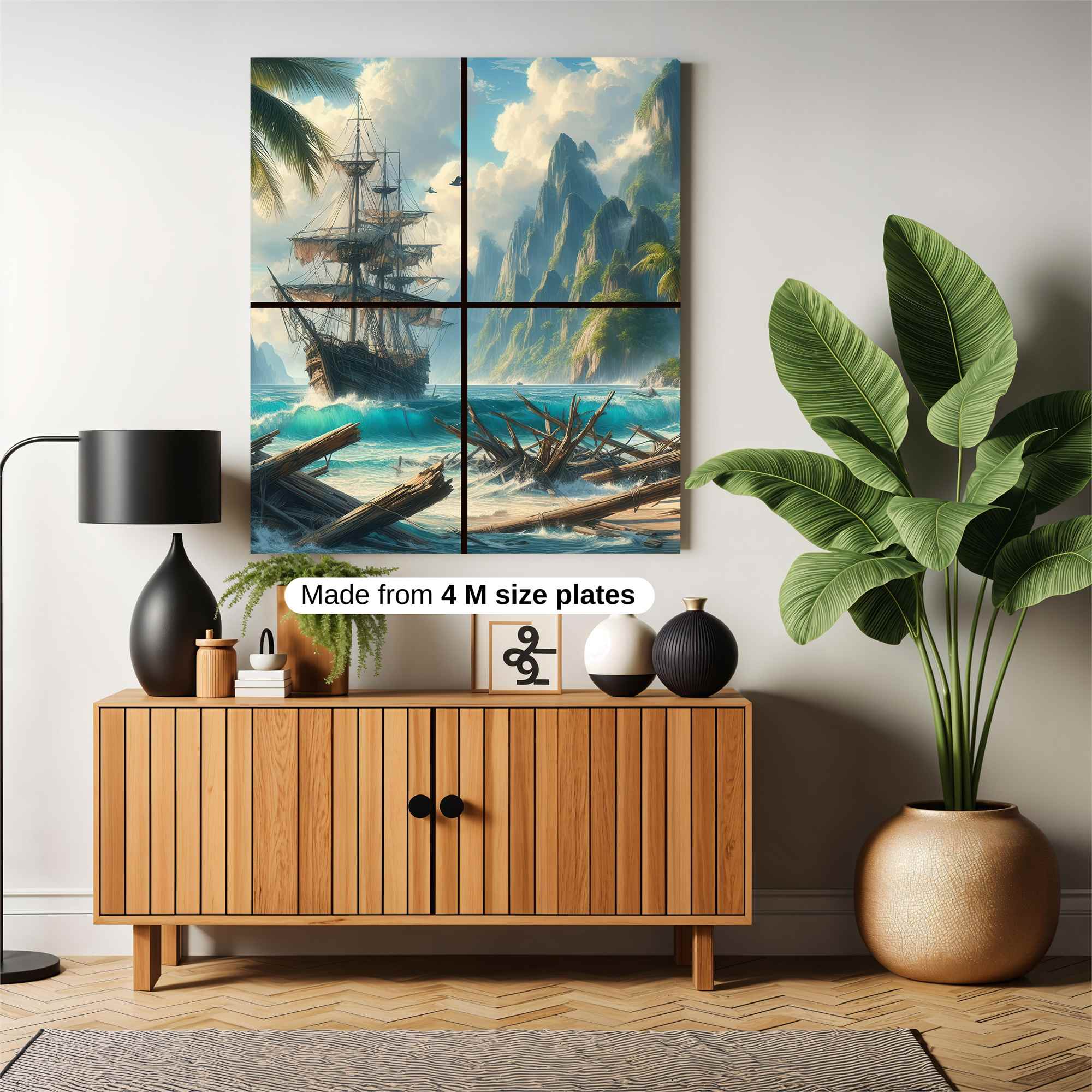 Pirate's Serenity Safe Wall Magnetic / M