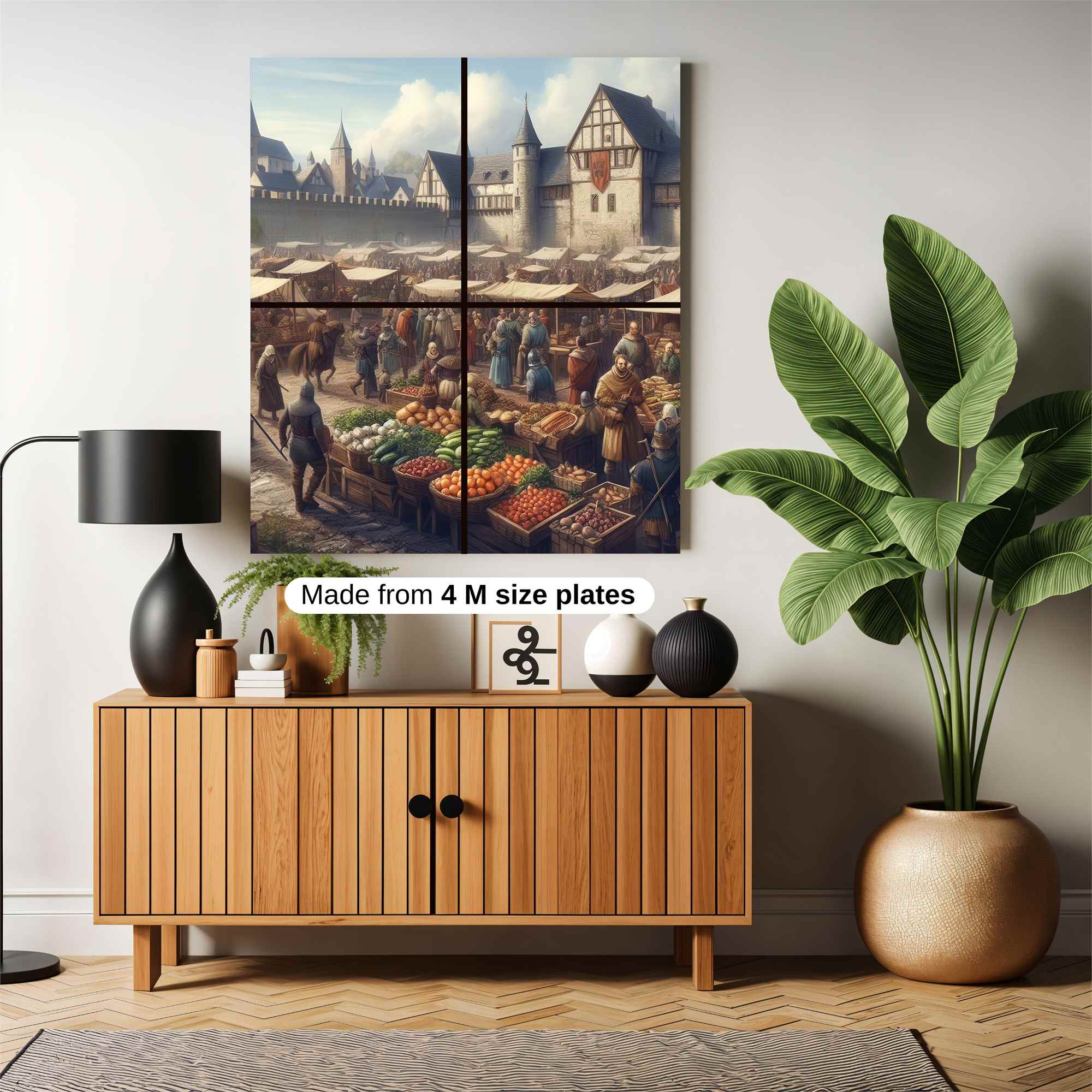 Medieval Bustle Safe Wall Magnetic / M