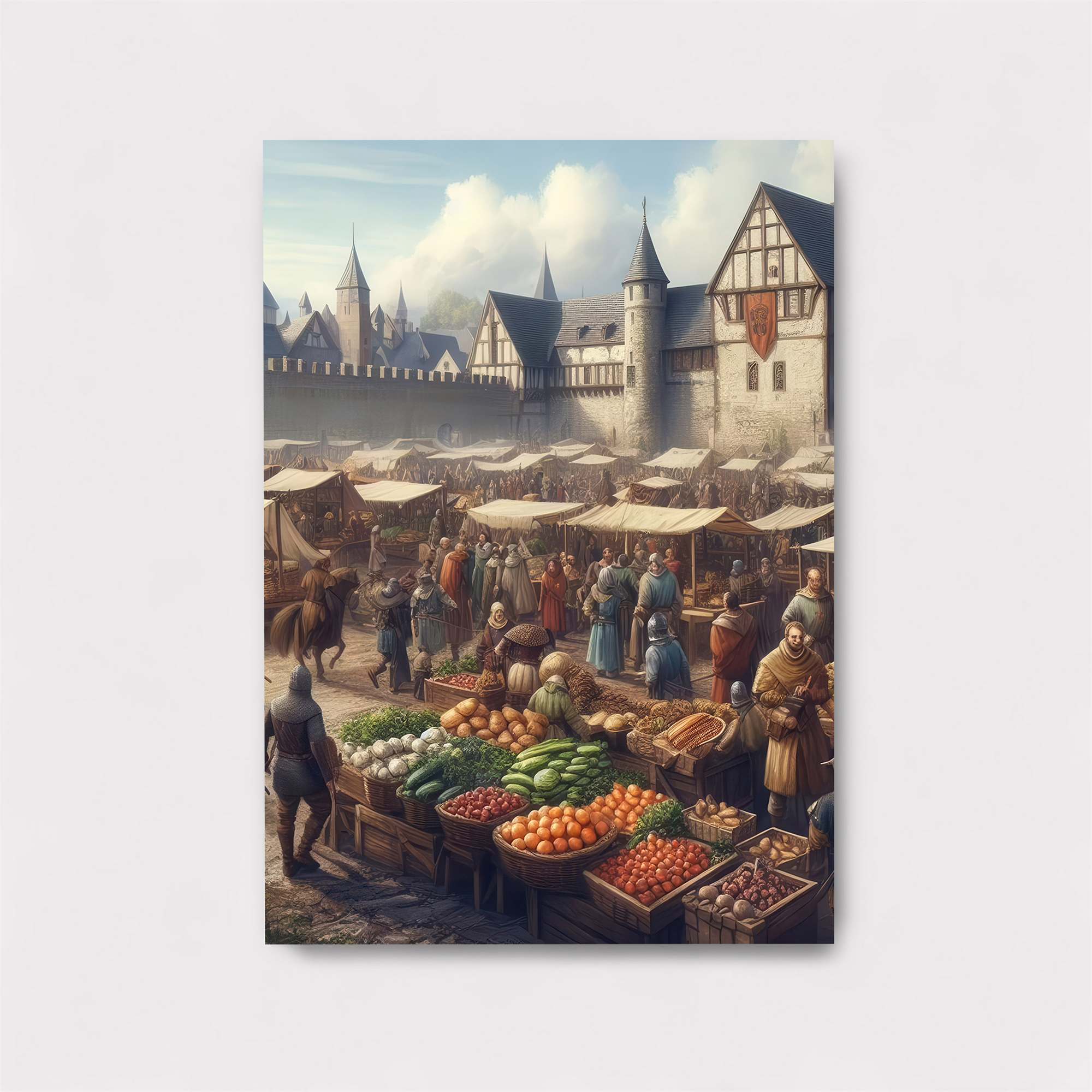 Medieval Bustle Safe Wall Magnetic / M