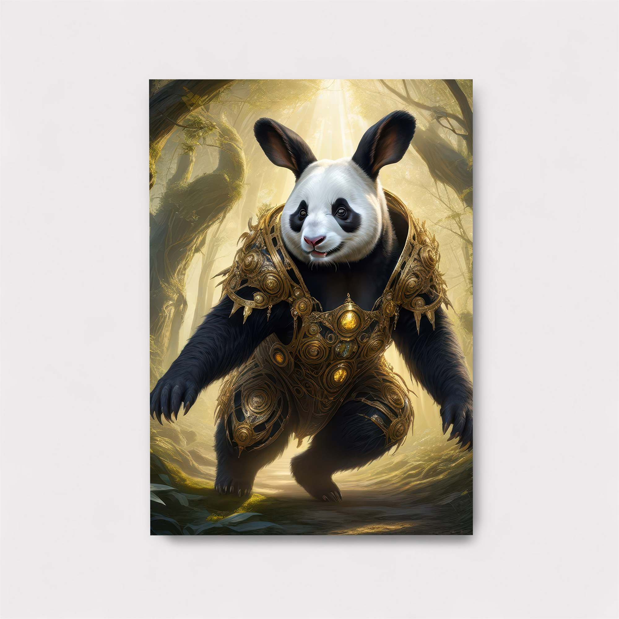 Panda Warrior Safe Wall Magnetic / M