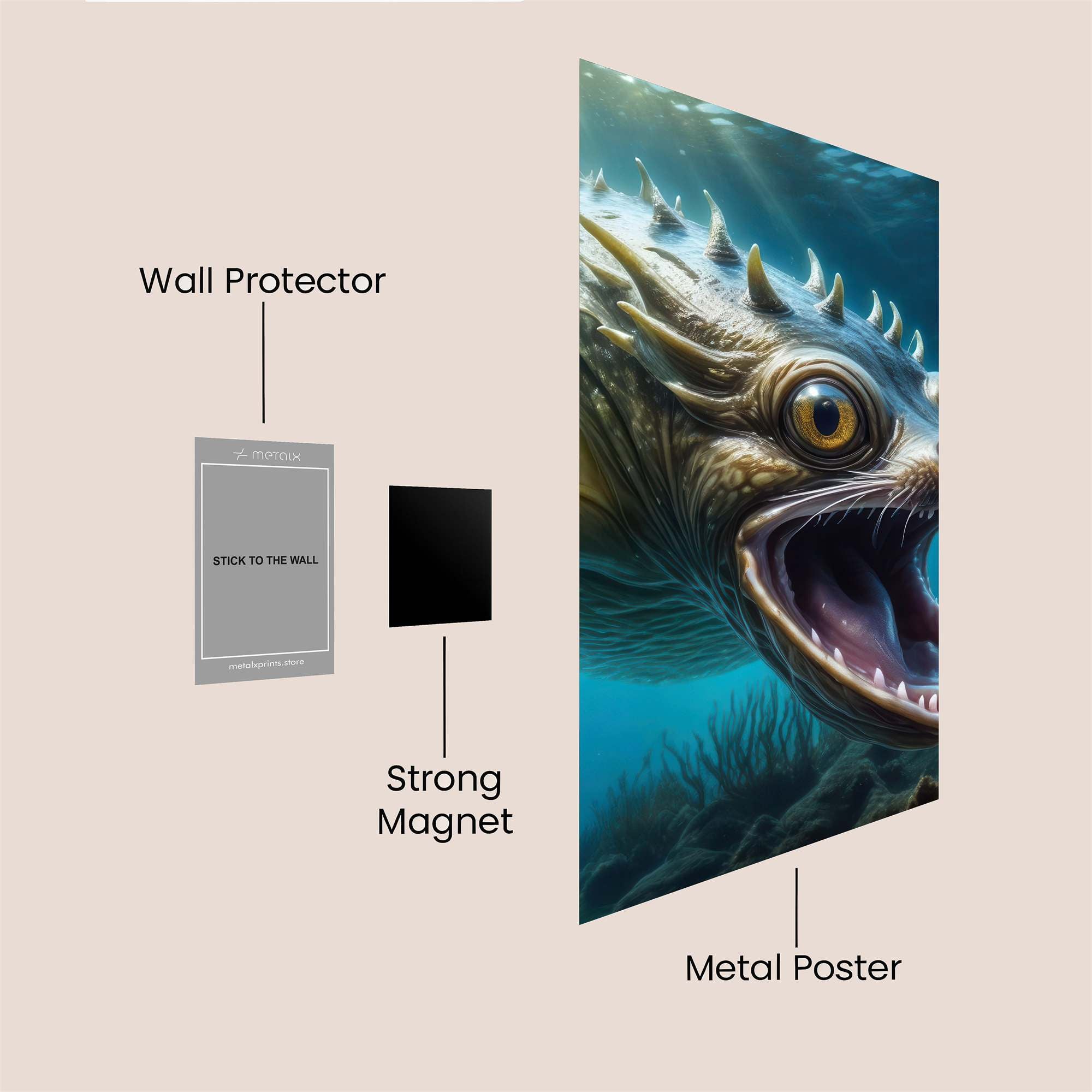 Abyssal Menace Safe Wall Magnetic / M